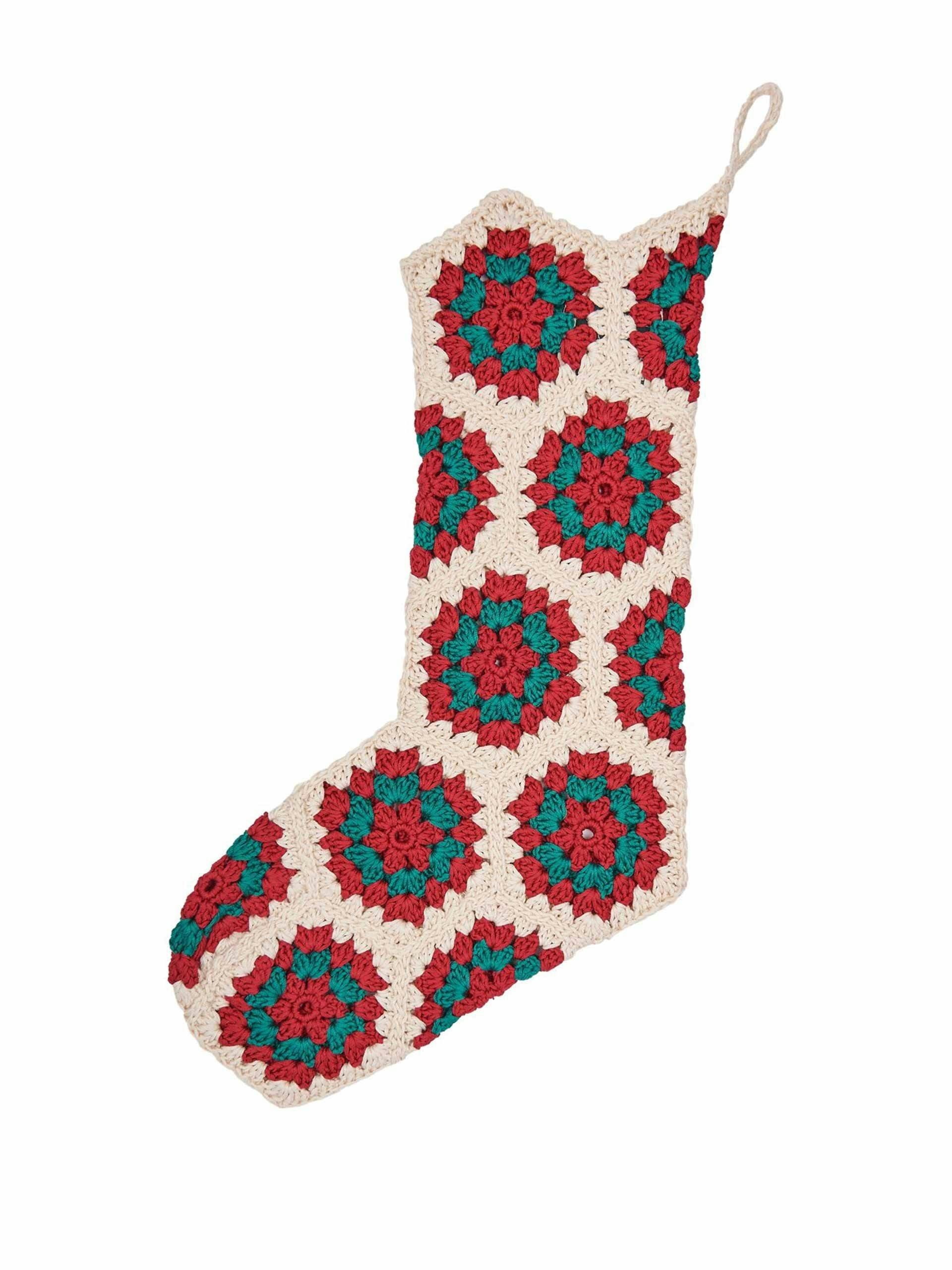 Crochet christmas stocking