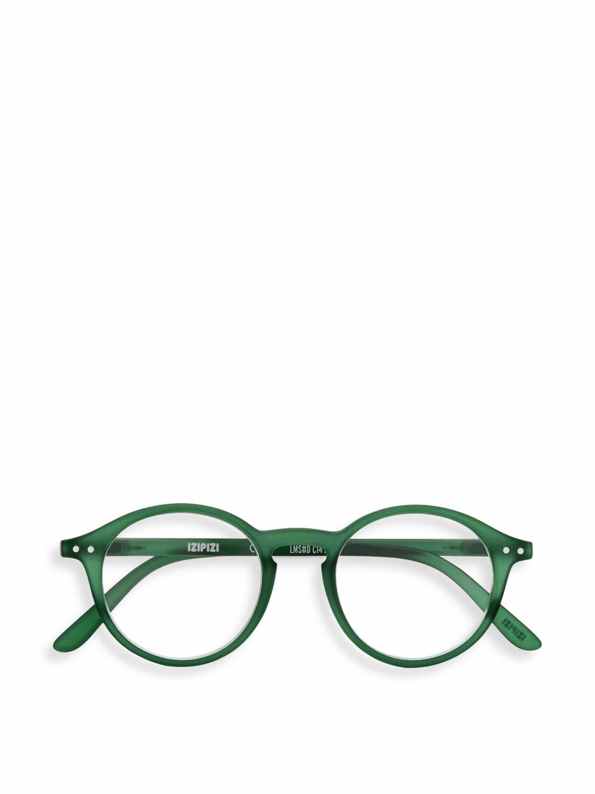 Green reading glasses