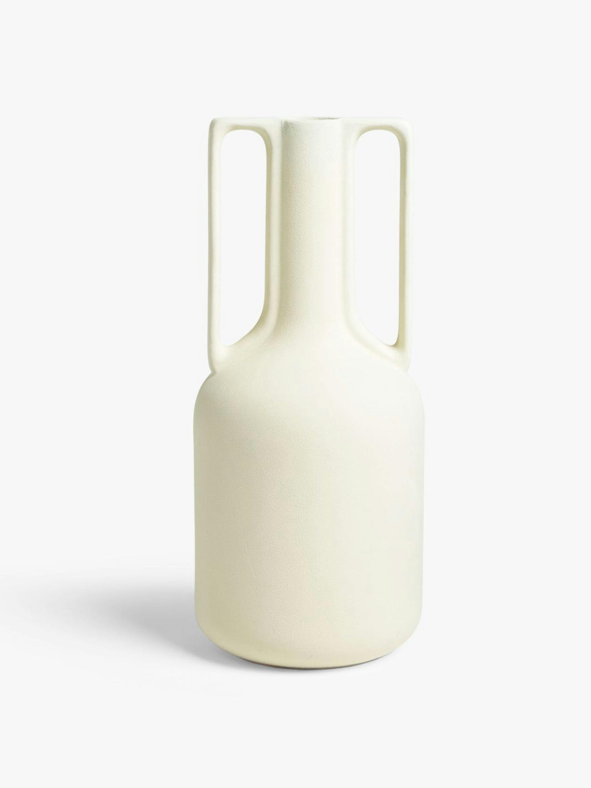 Textured handle vase