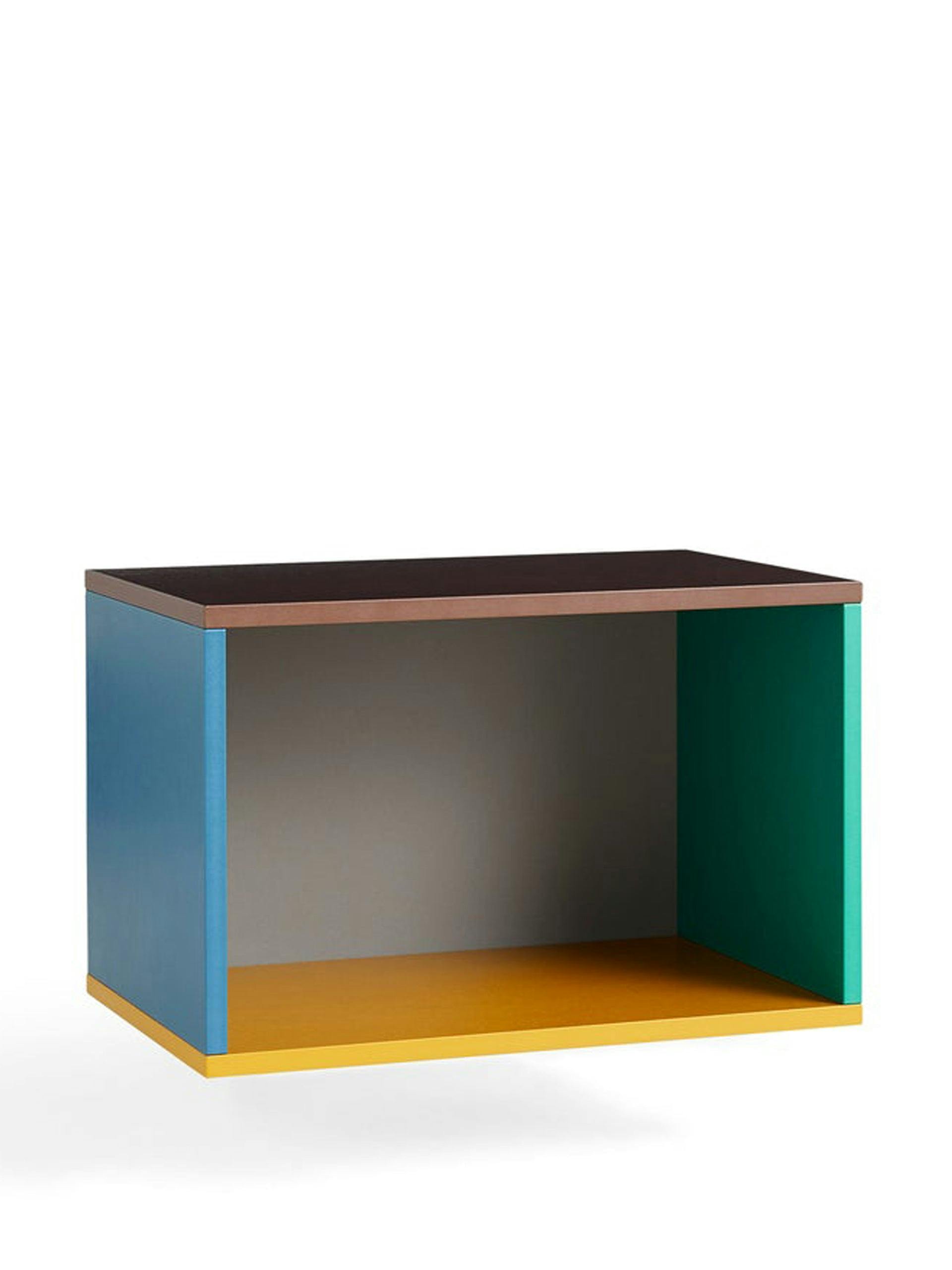 Coloured wall mounted cabinet