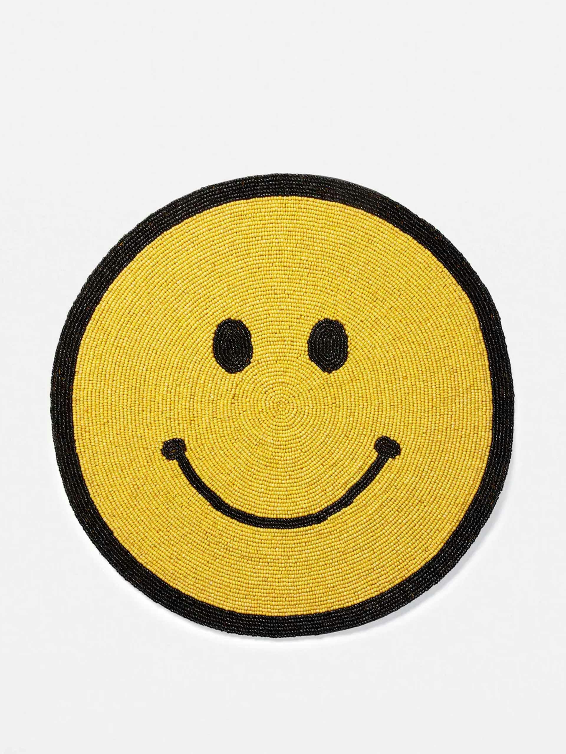 Beaded smile placemat (set of 4)