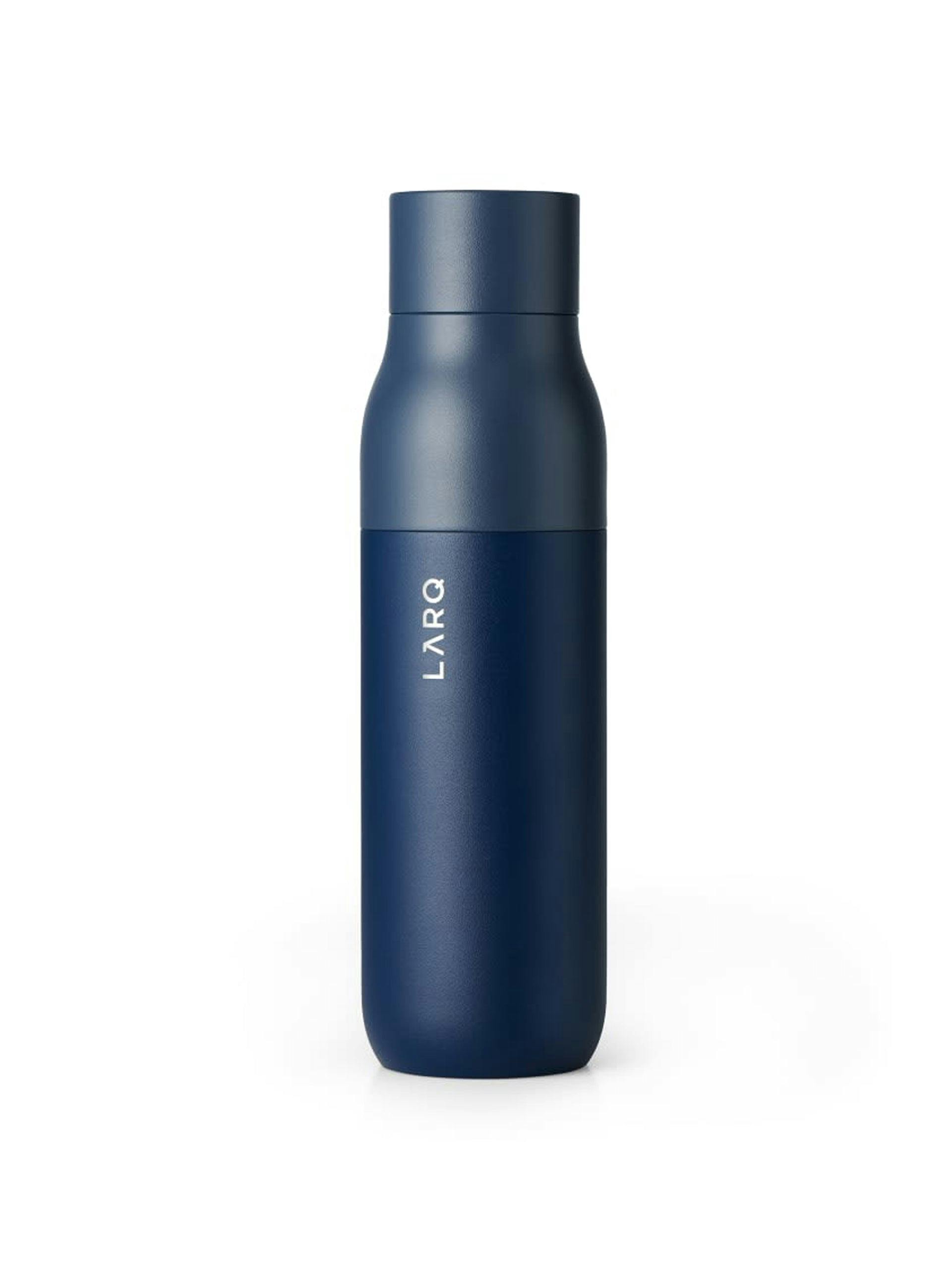 Self-cleaning water bottle