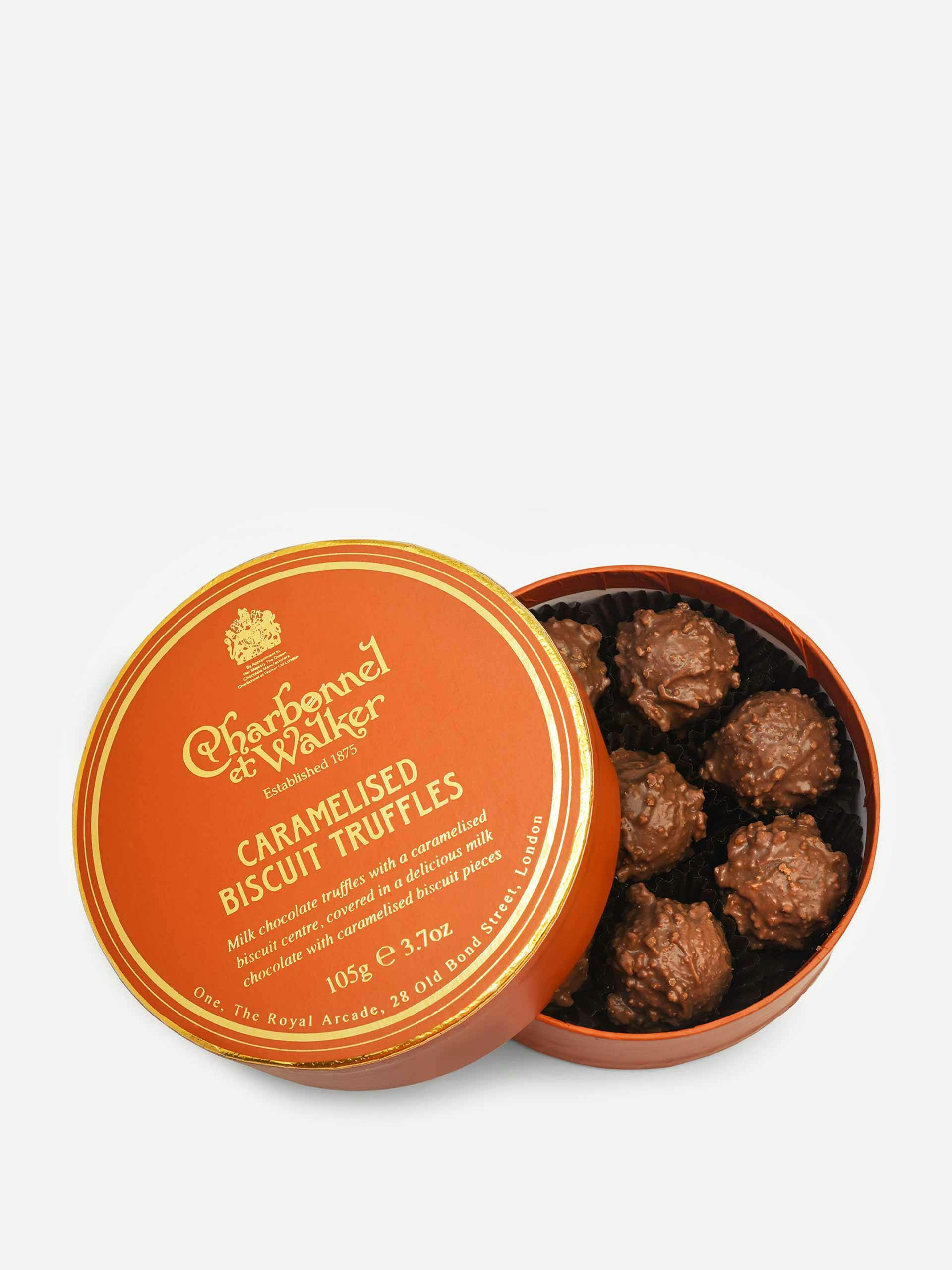 Caramelised biscuit truffles