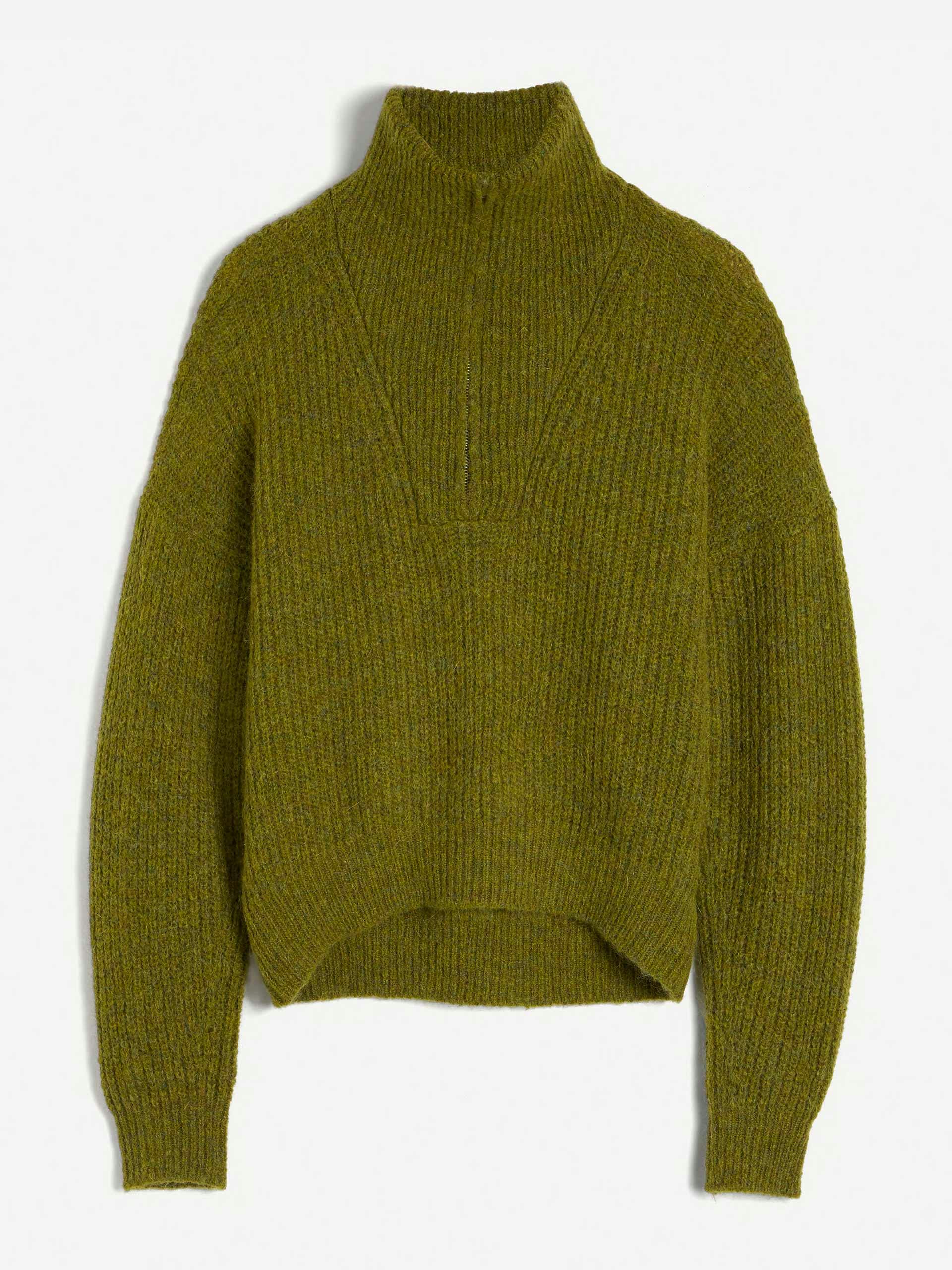 Myclan zipped roll-neck sweater