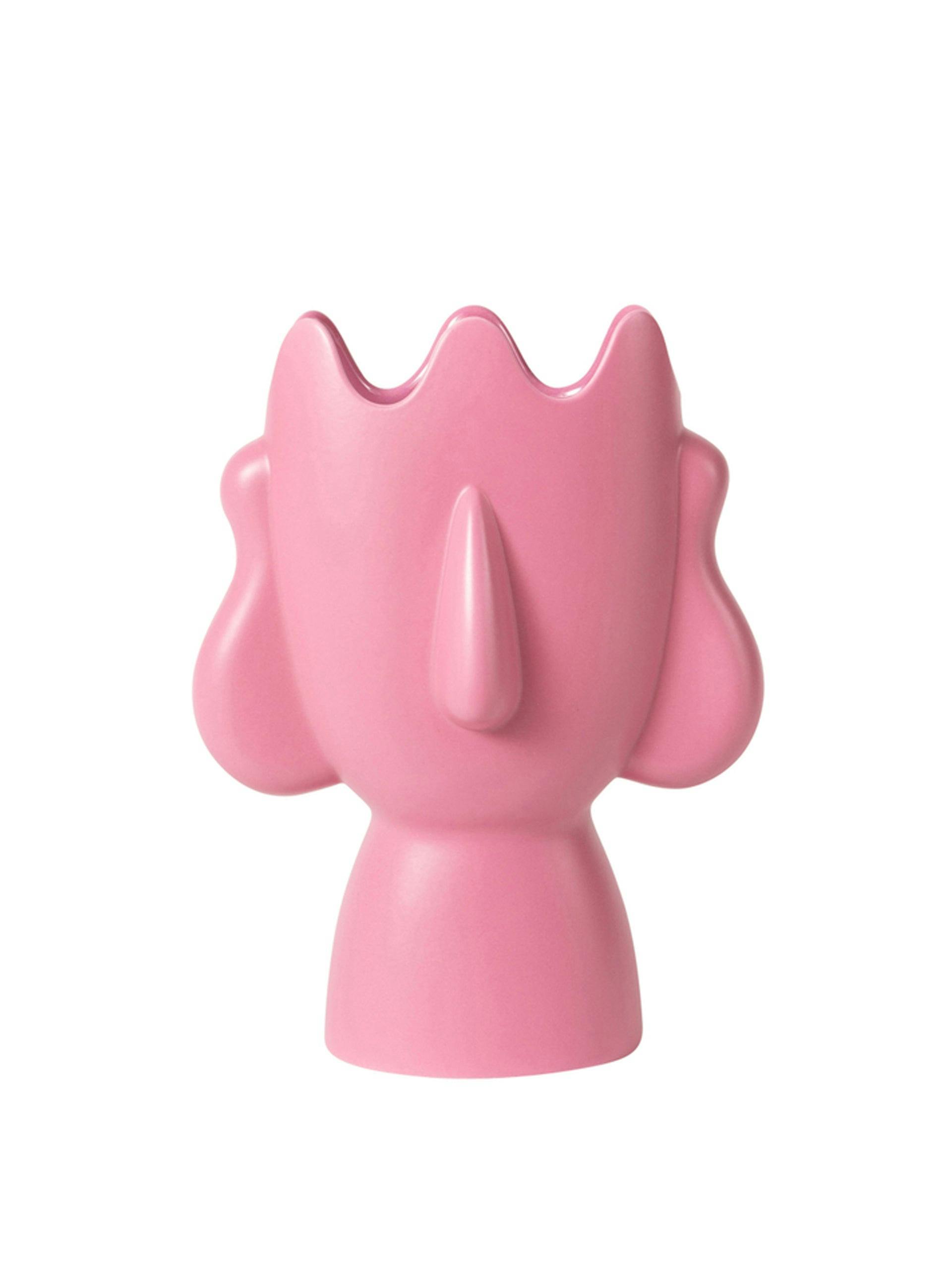 Diavoletti pink face vase
