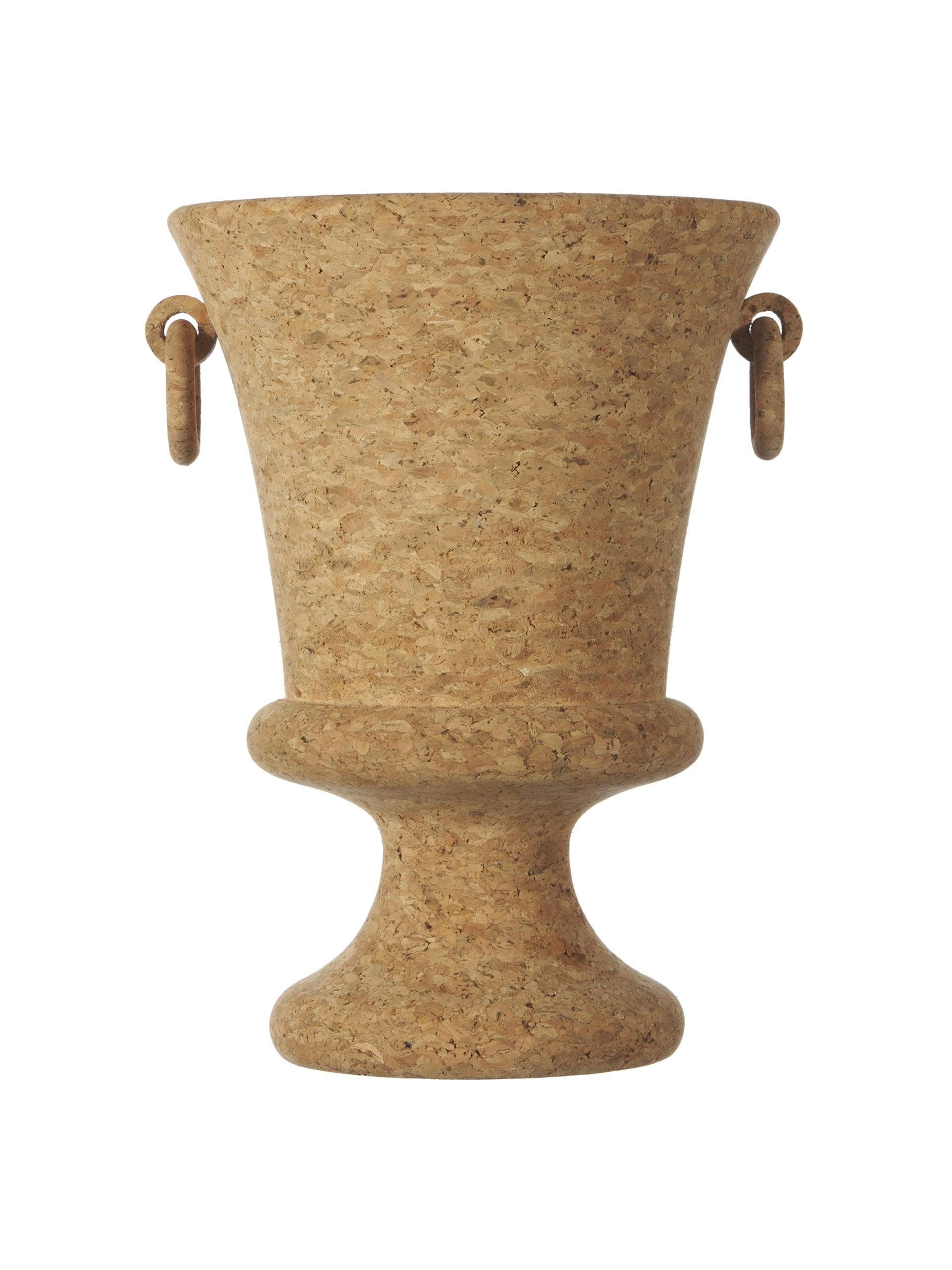 Handmade cork urn