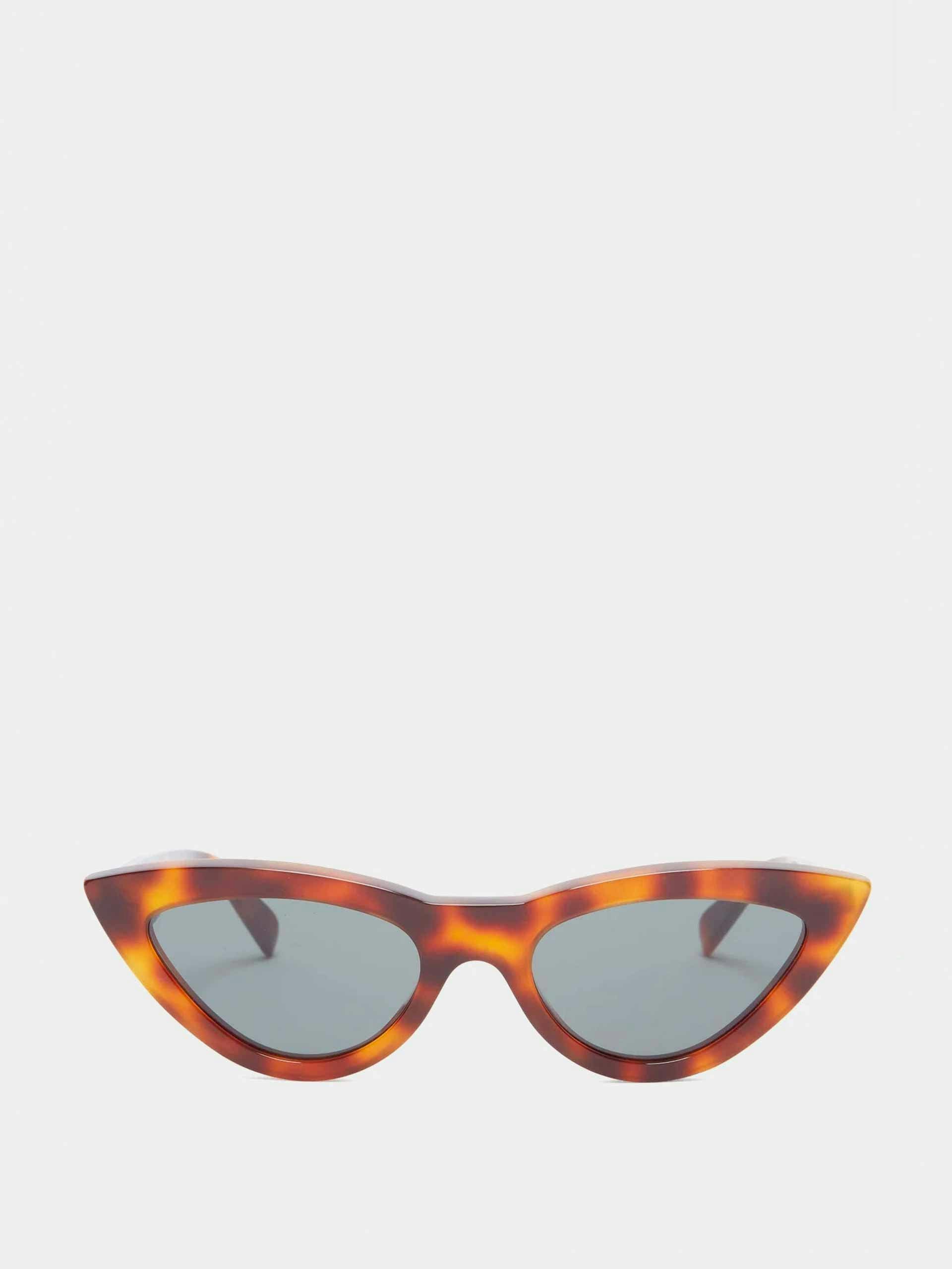 Cat-eye tortoiseshell  sunglasses