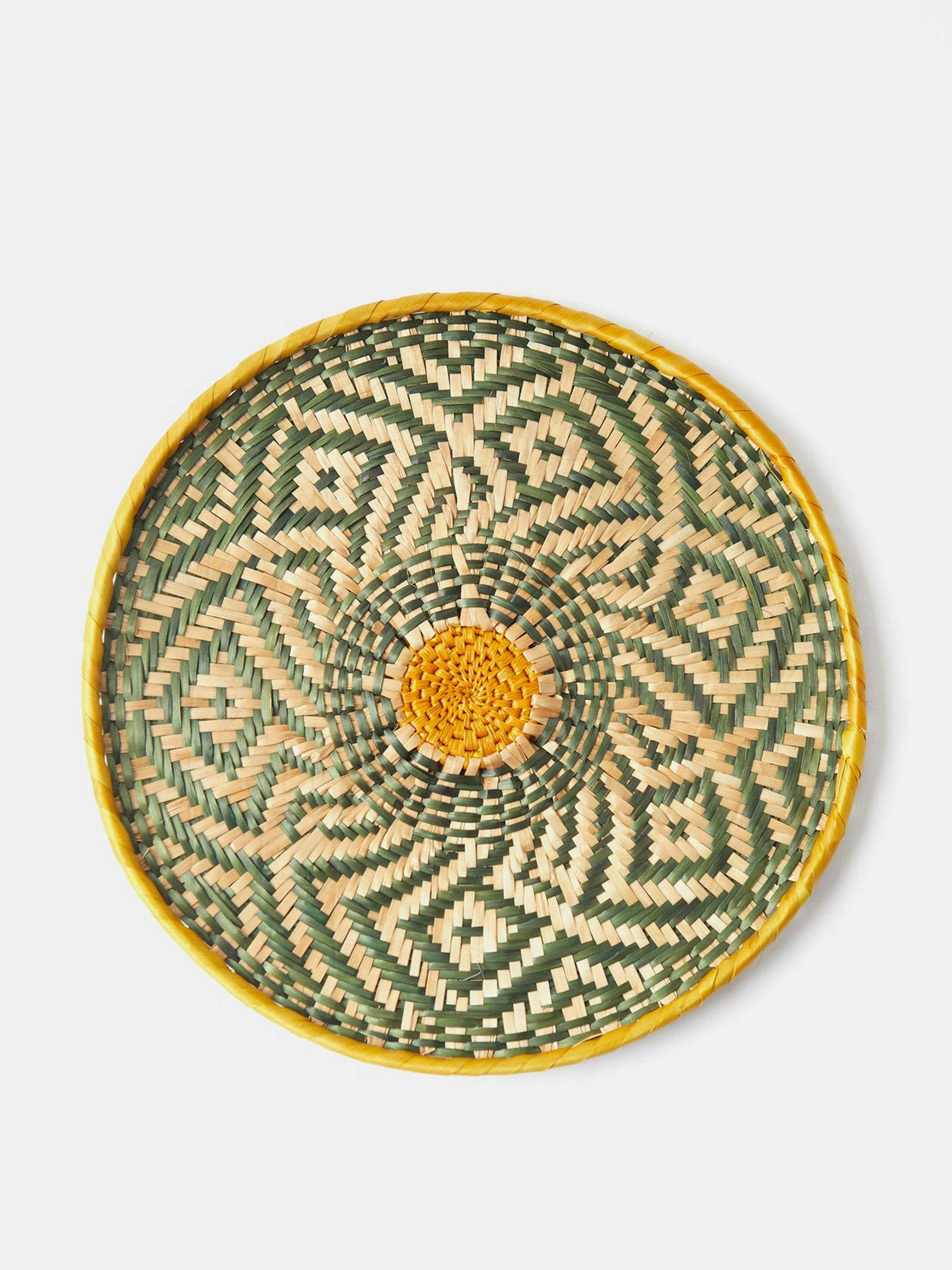 Tuamoto woven-palm charger plate (set of 2)