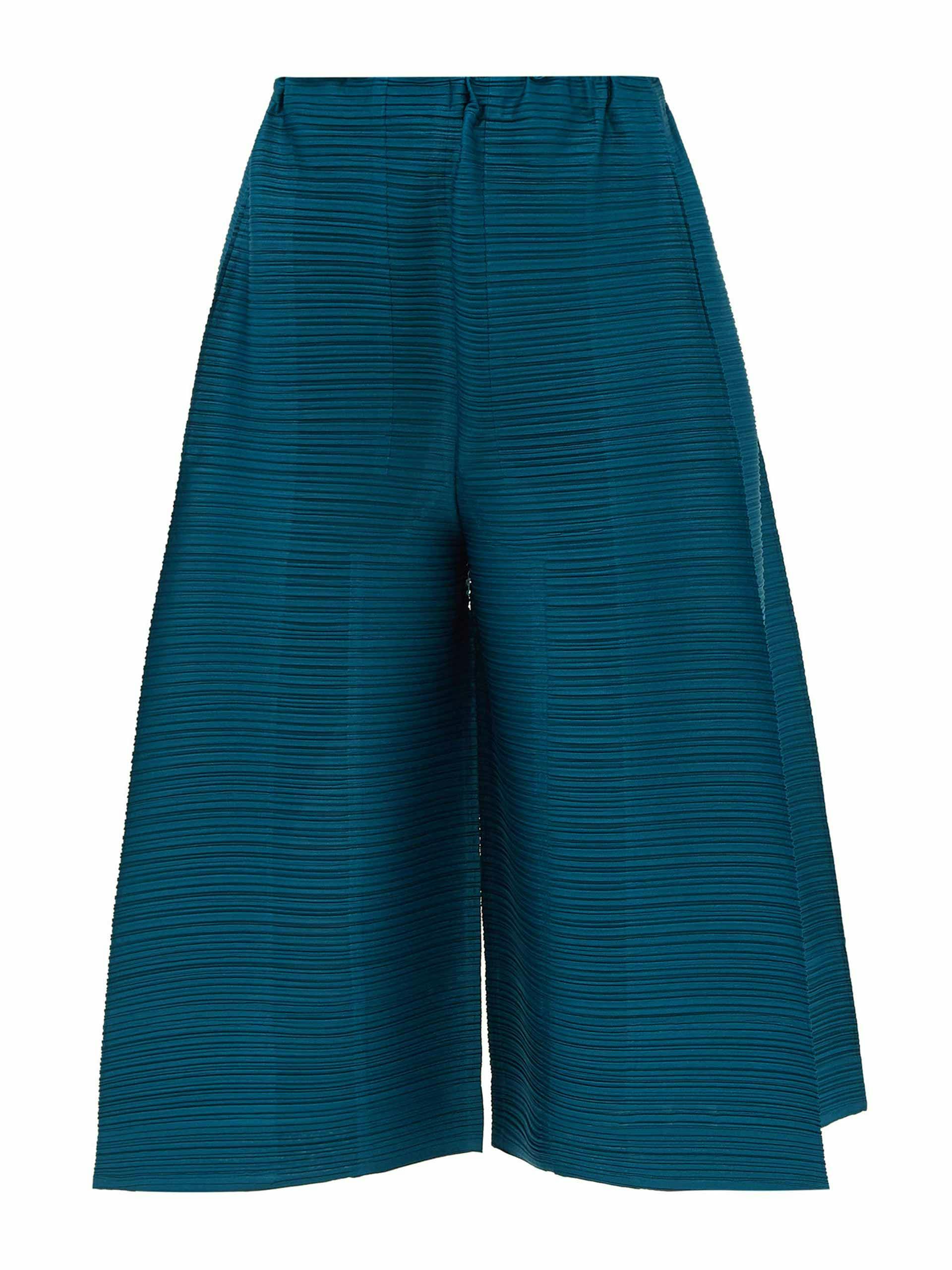 Hopping technical-pleated trousers