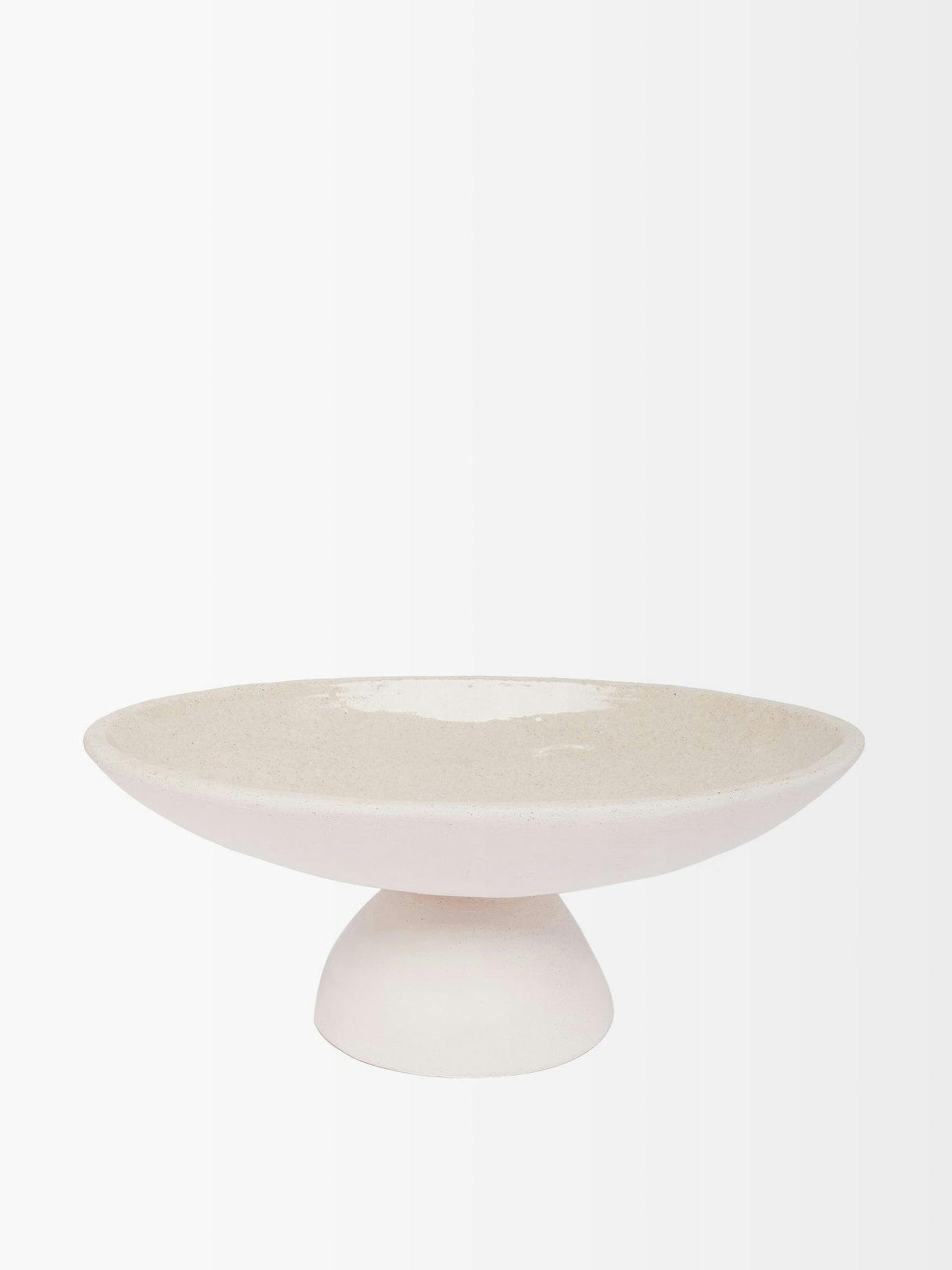 White ceramic serving plate
