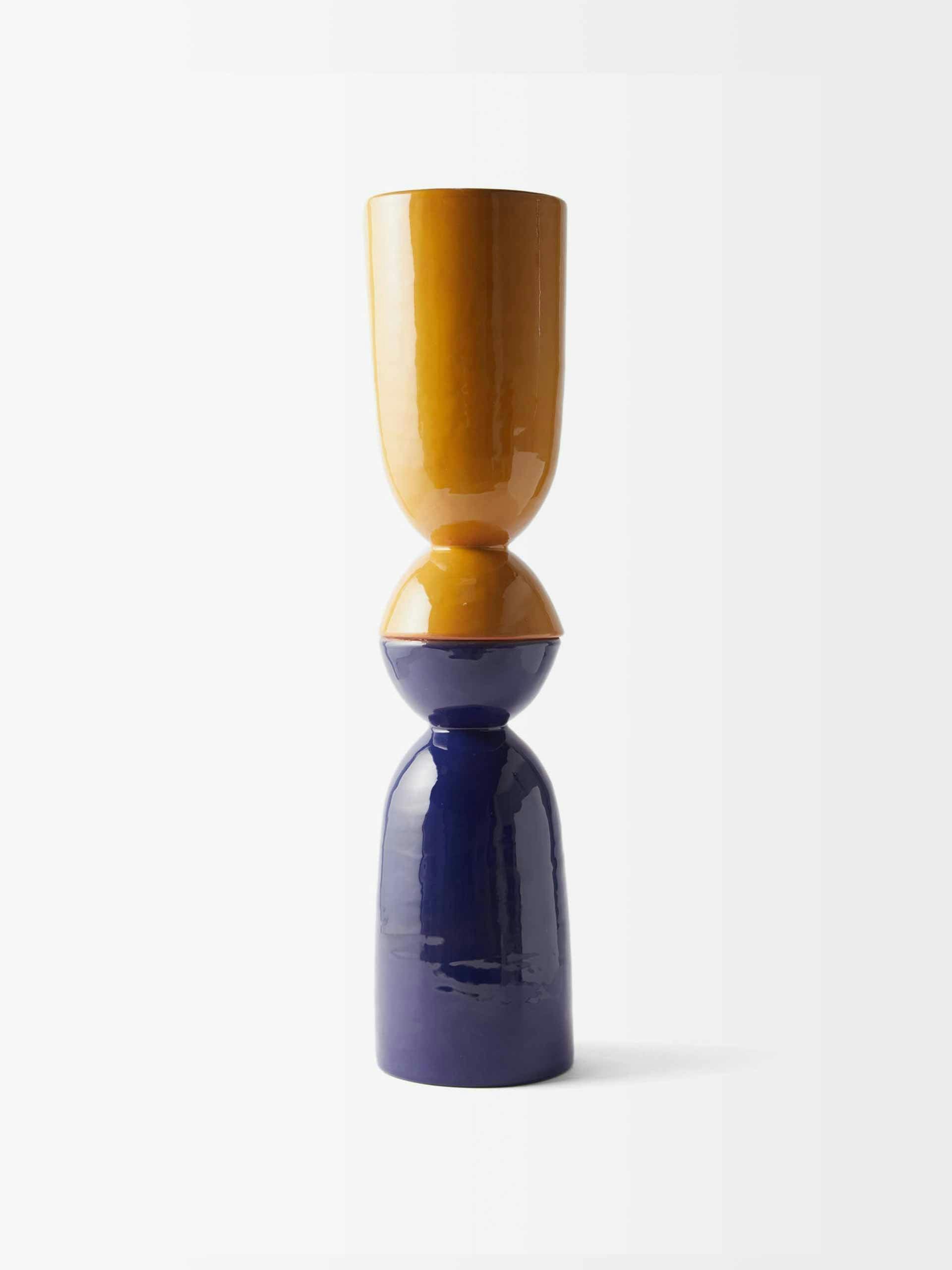 Double ceramic vase