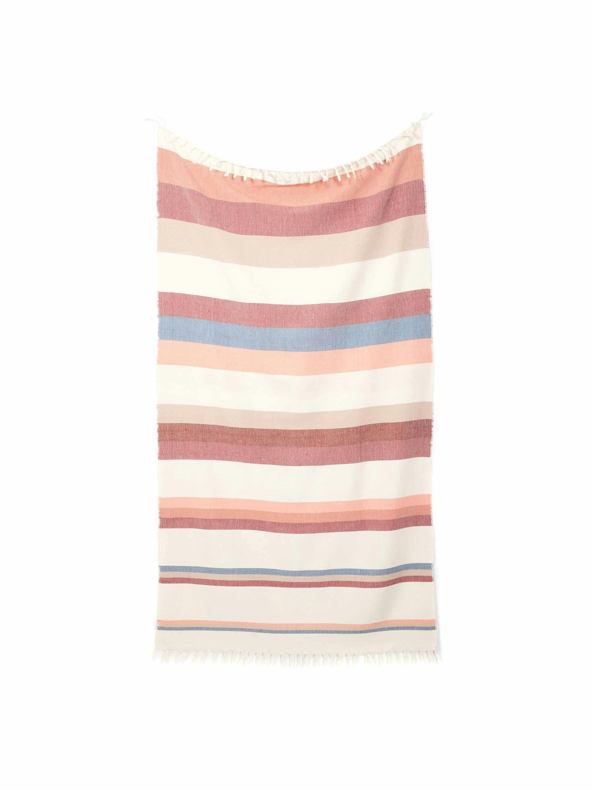 Colourful striped towel