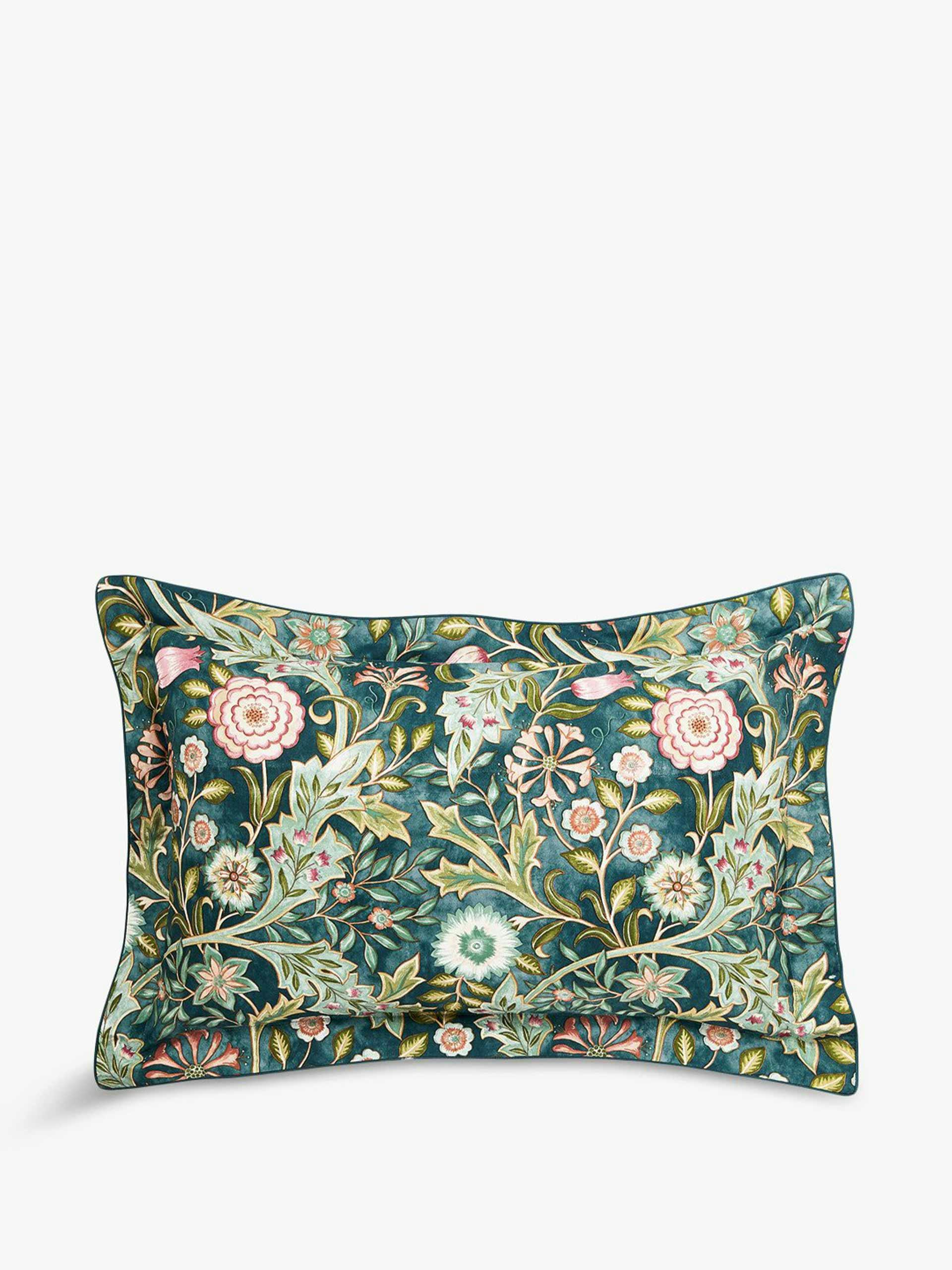 Floral oblong pillowcase