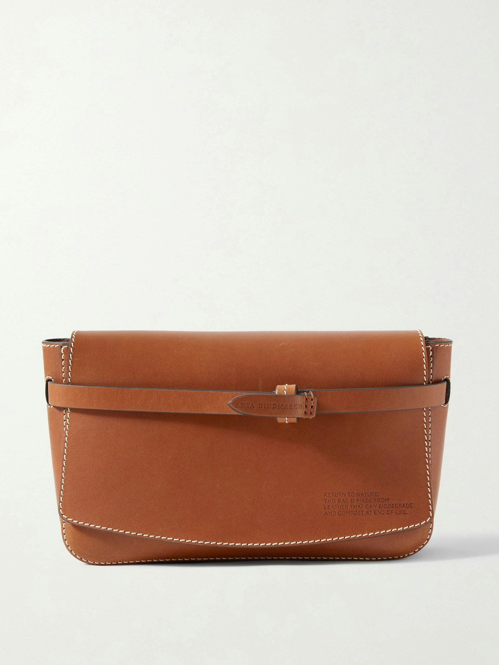 Return to Nature leather clutch