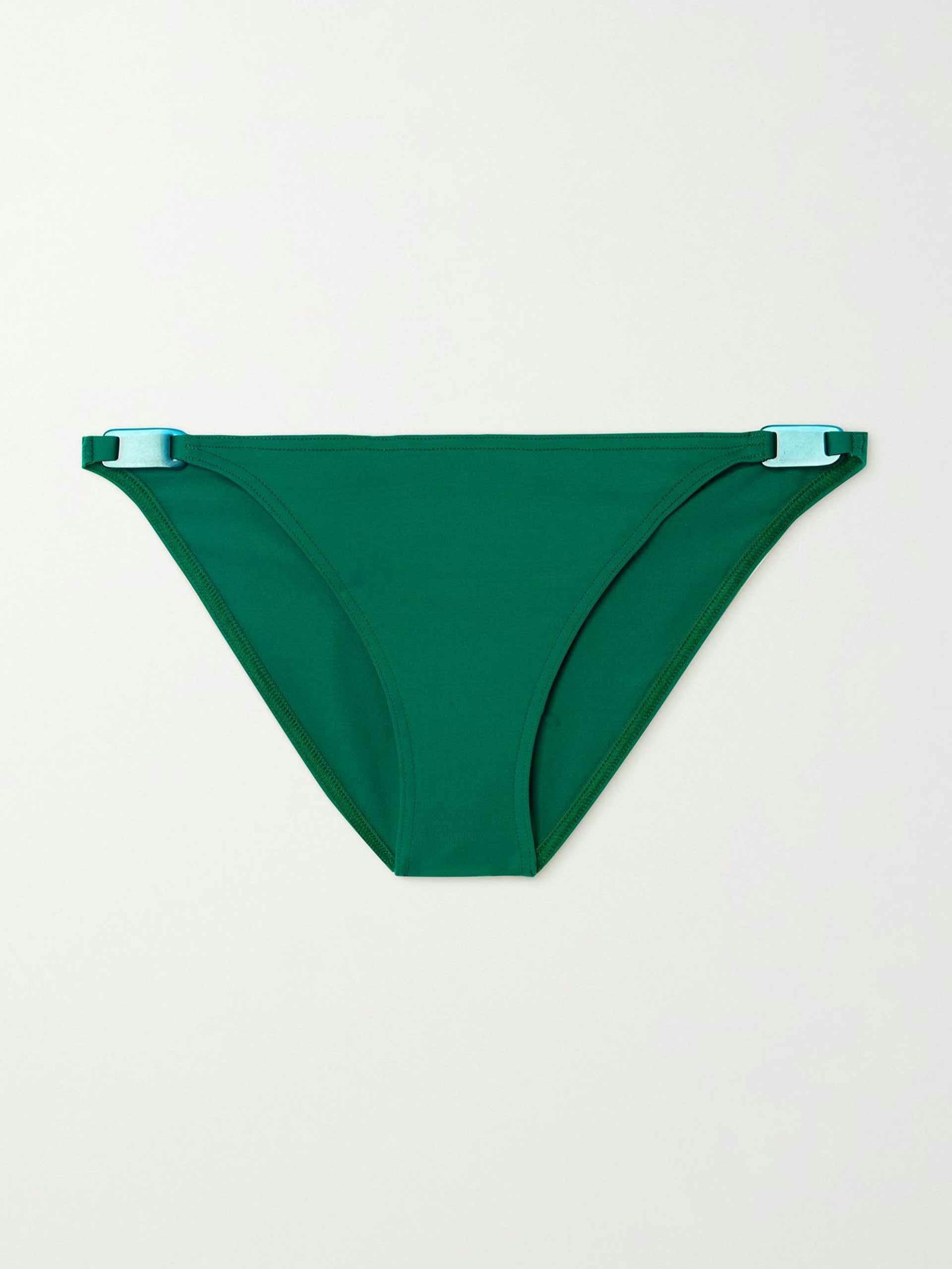 Green bikini briefs