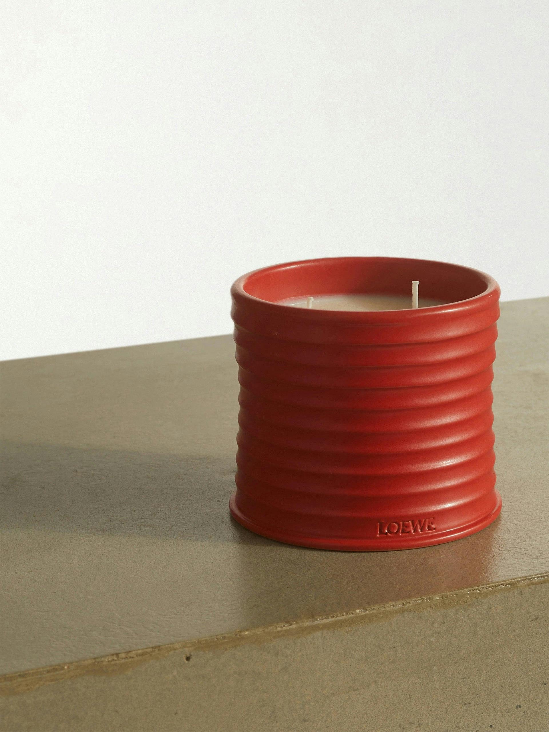 Tomato leaves double-wick scented candle