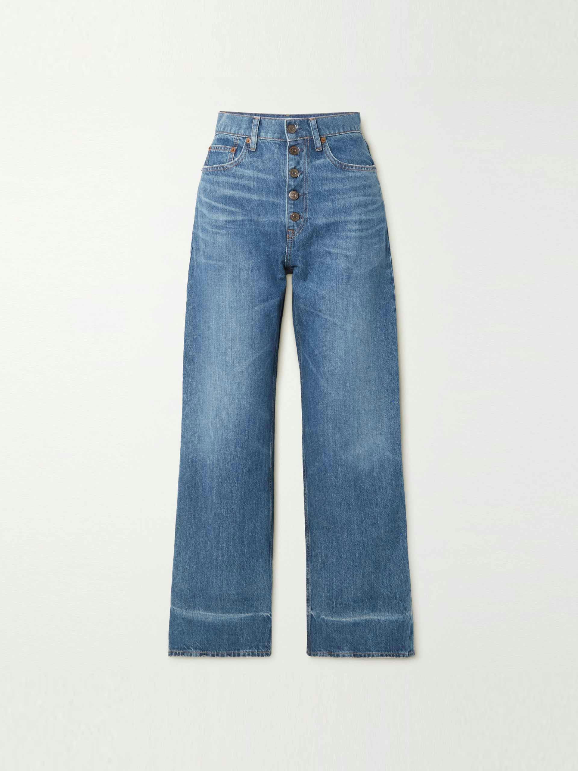Cropped striaght leg jeans