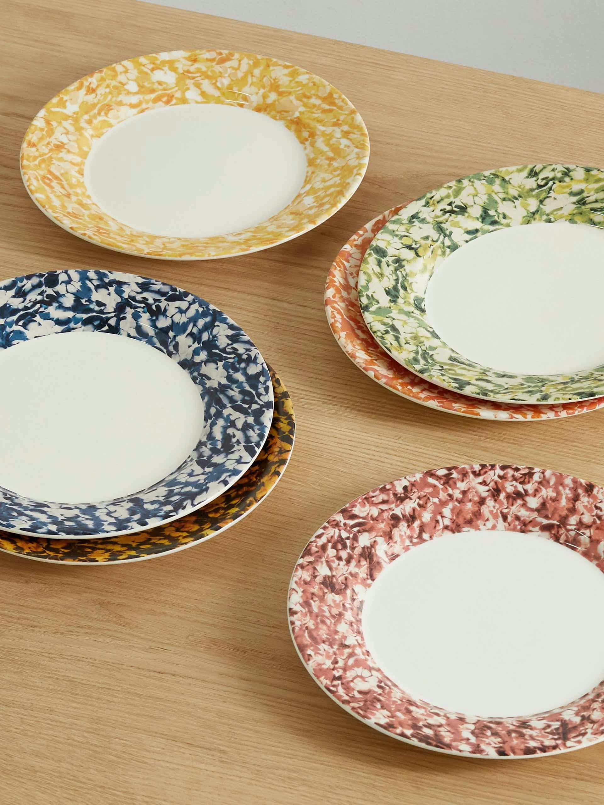 Macchia su Macchia set of six ceramic plates