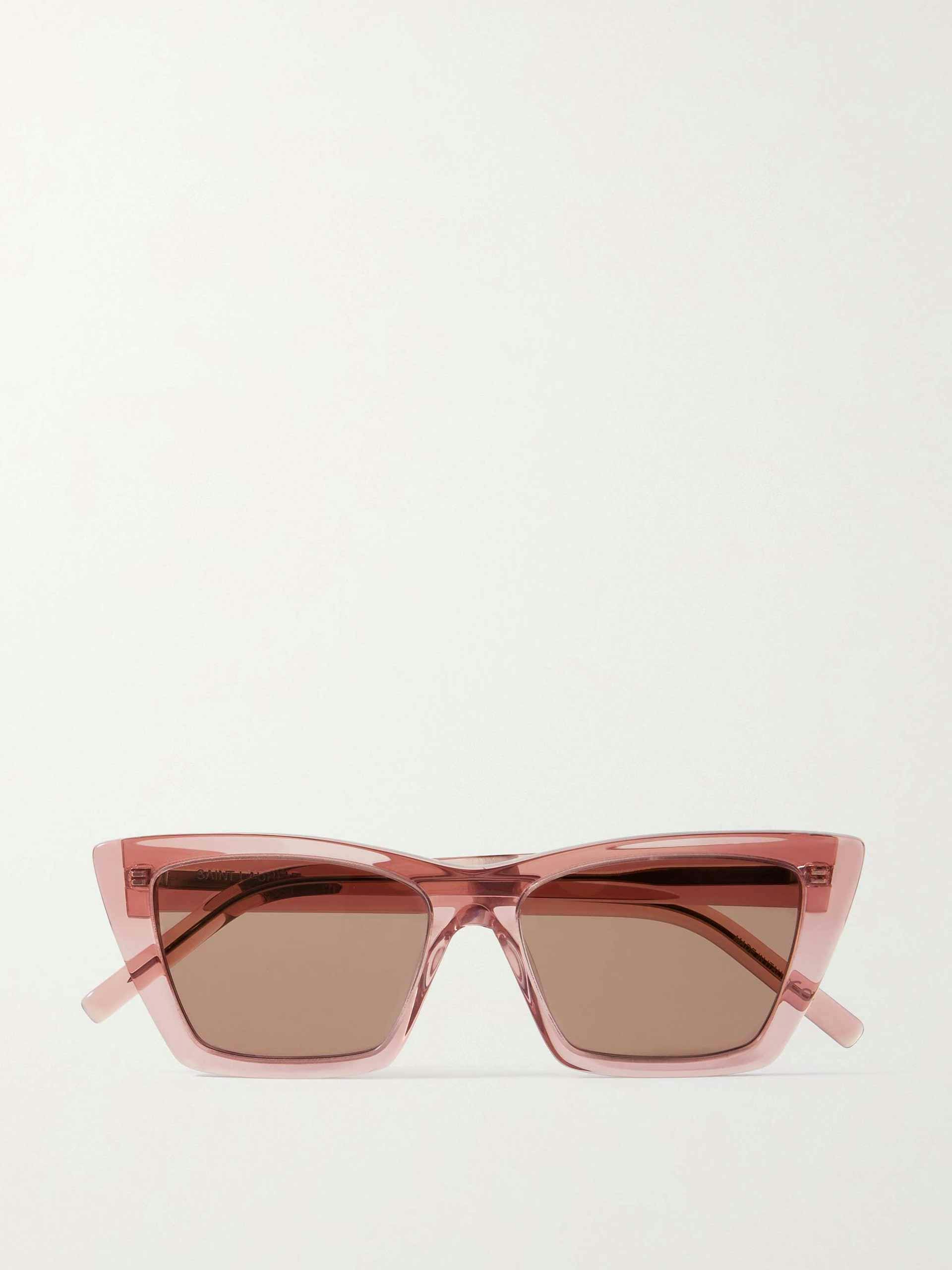 Cat-eye pink sunglasses