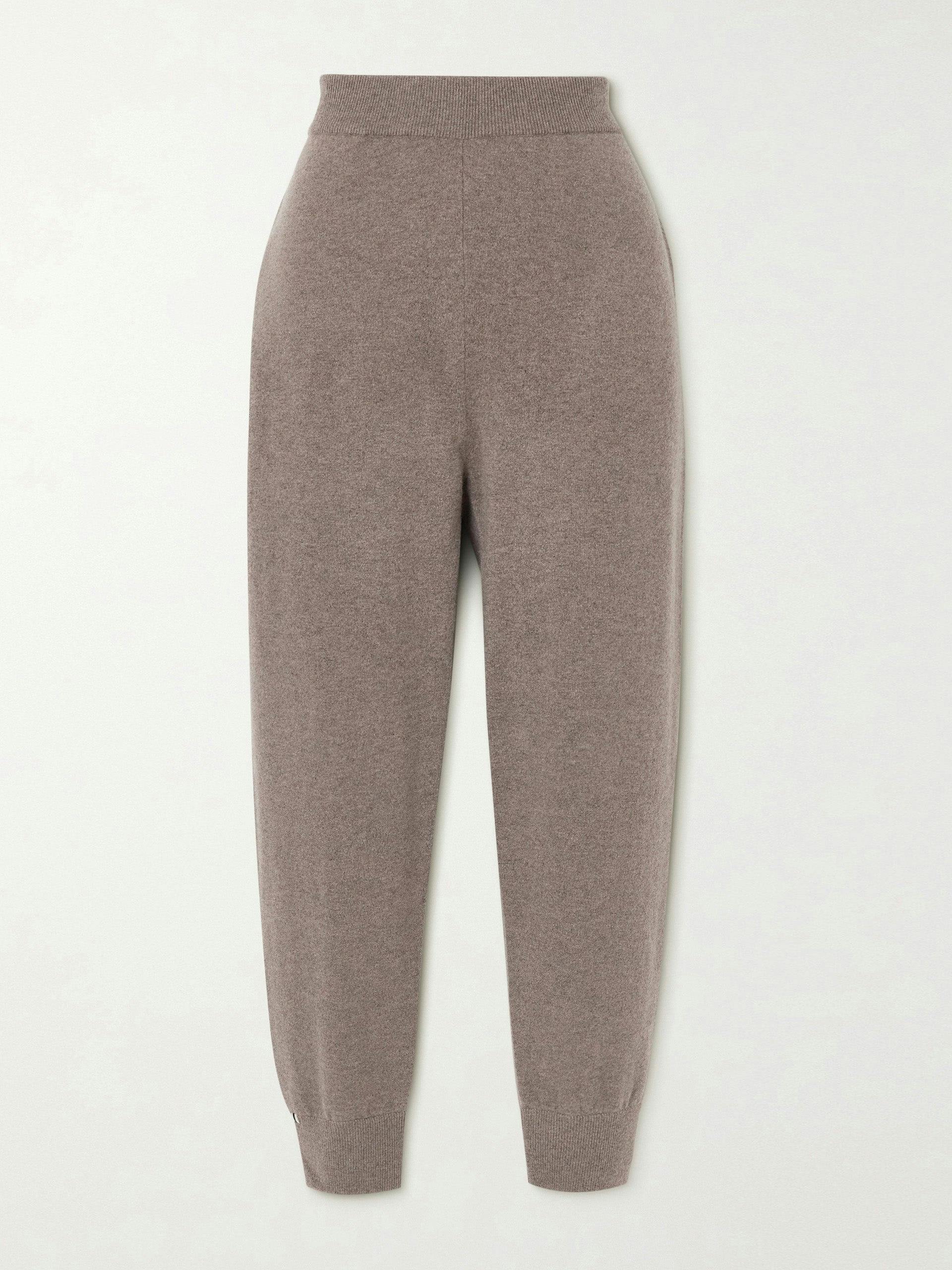 N°56 Yogi cashmere-blend track pants