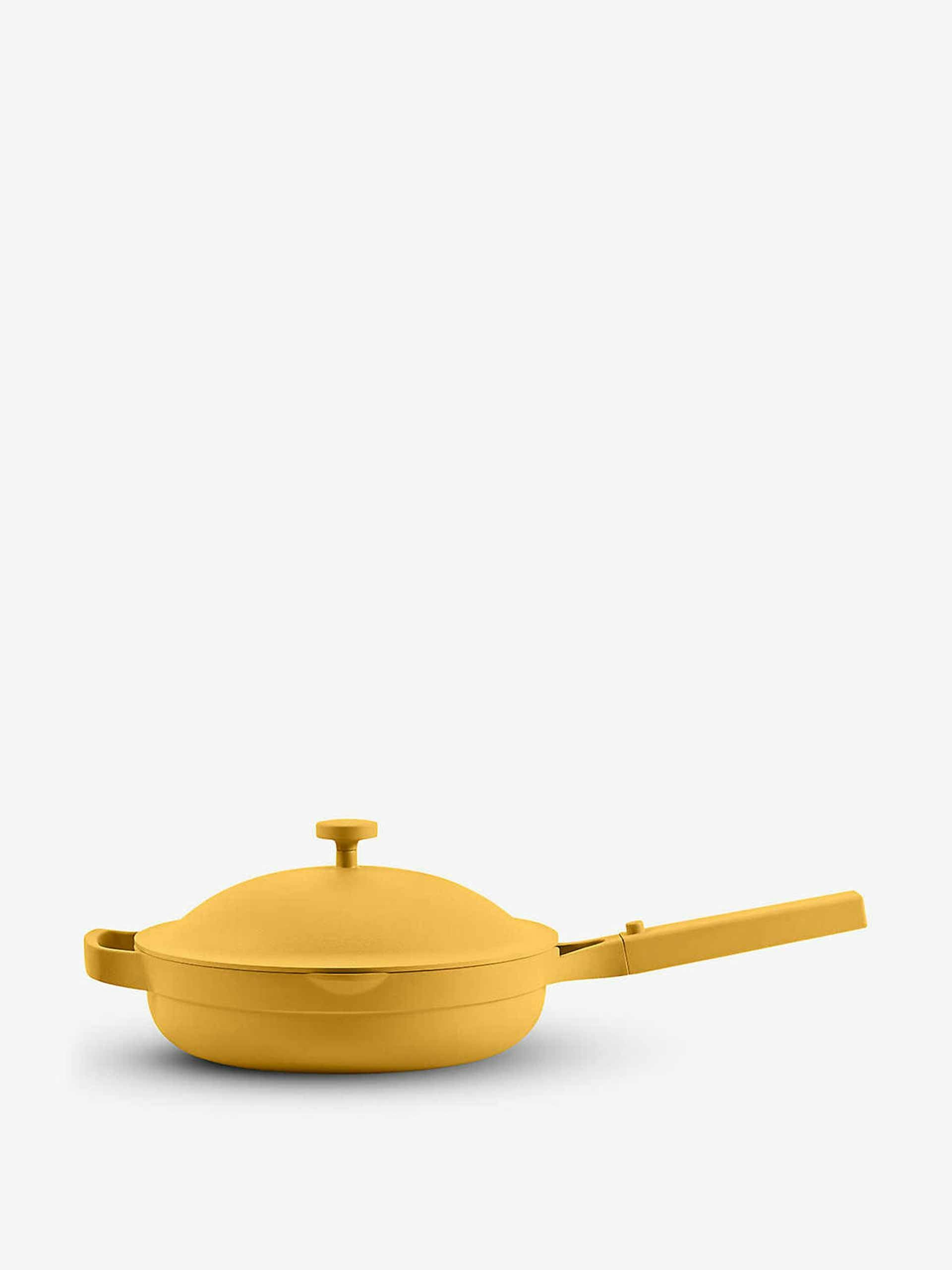 Yellow cooking pan