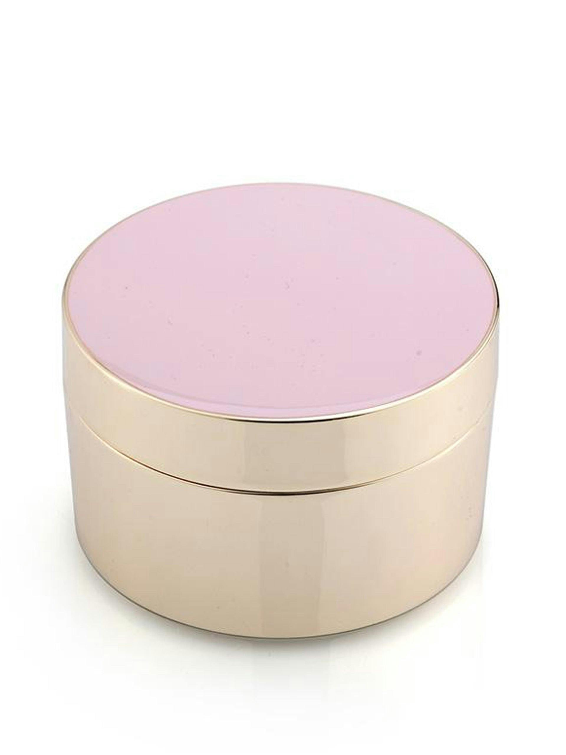 Pink and gold trinket pot