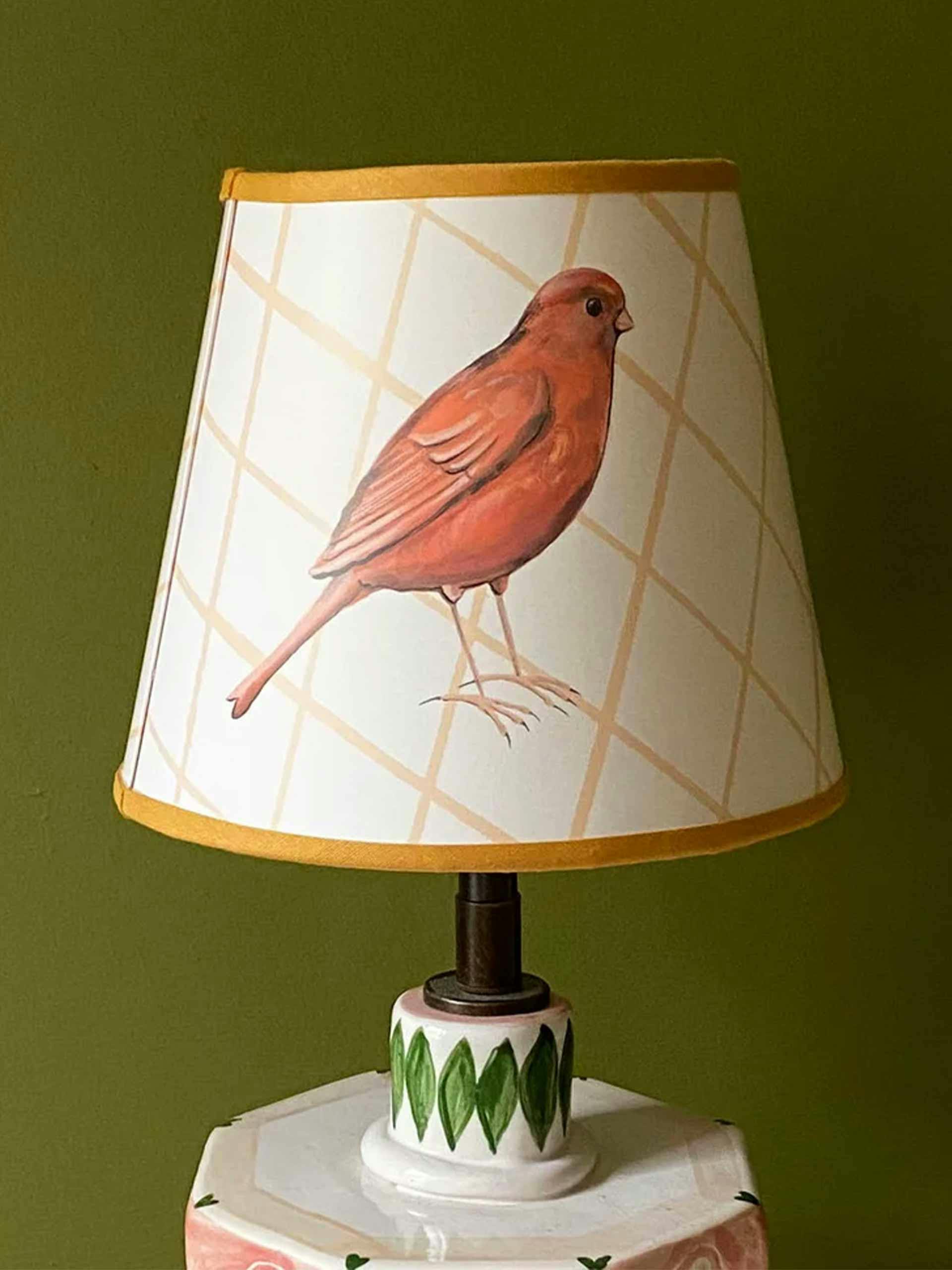 Canary lampshade