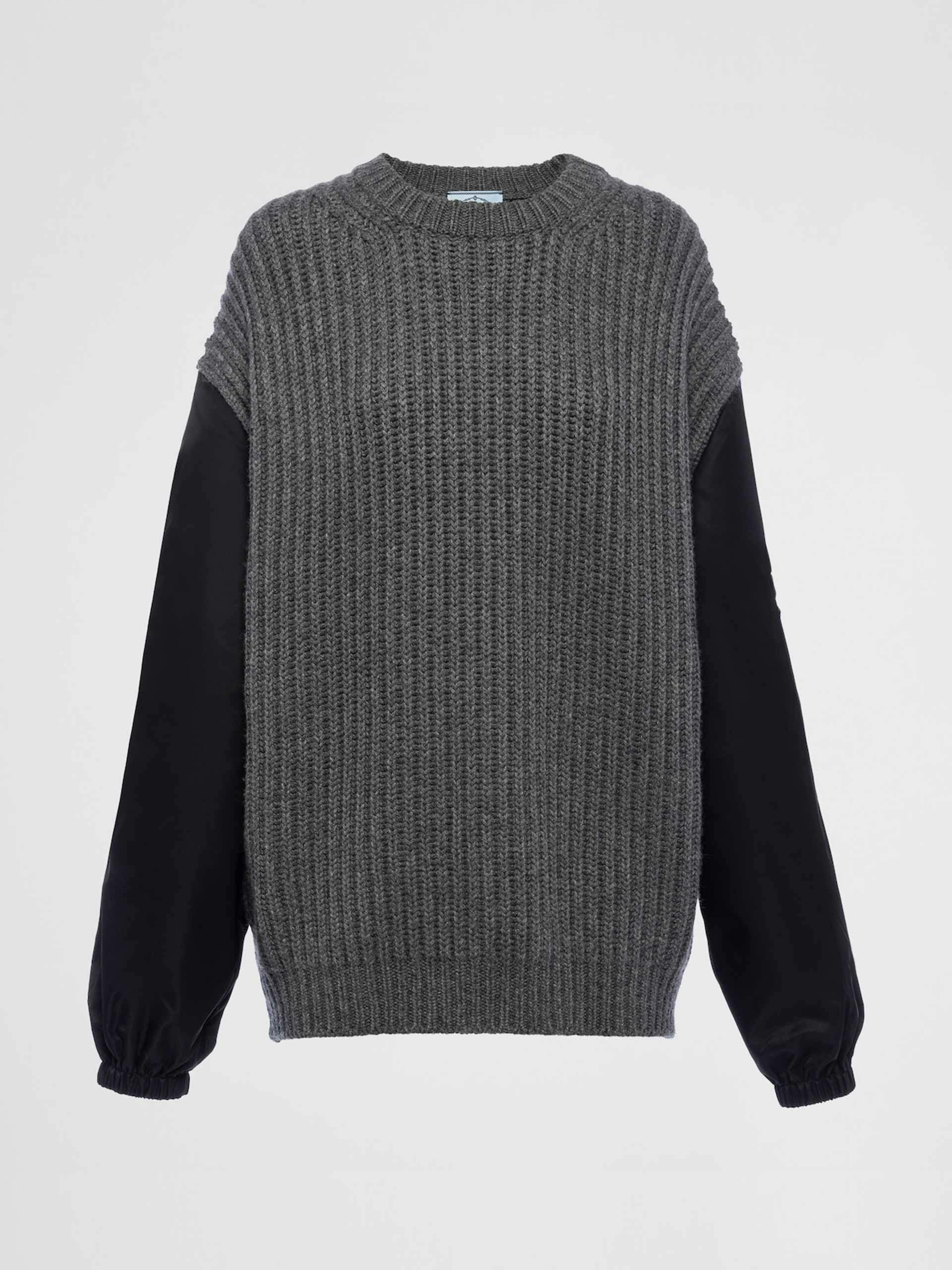 Cashmere, wool and Re-Nylon sweater