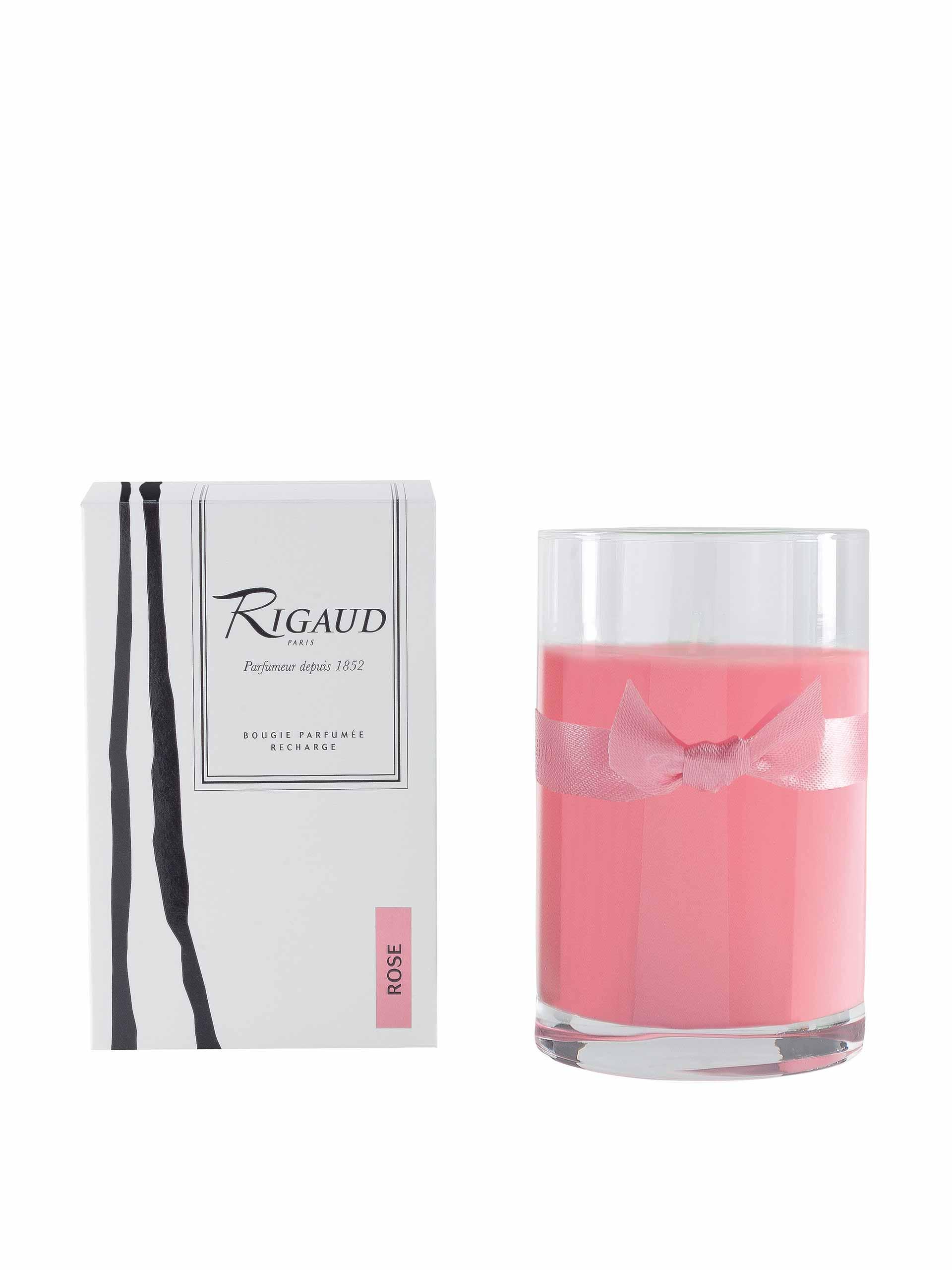 Rose scented candle