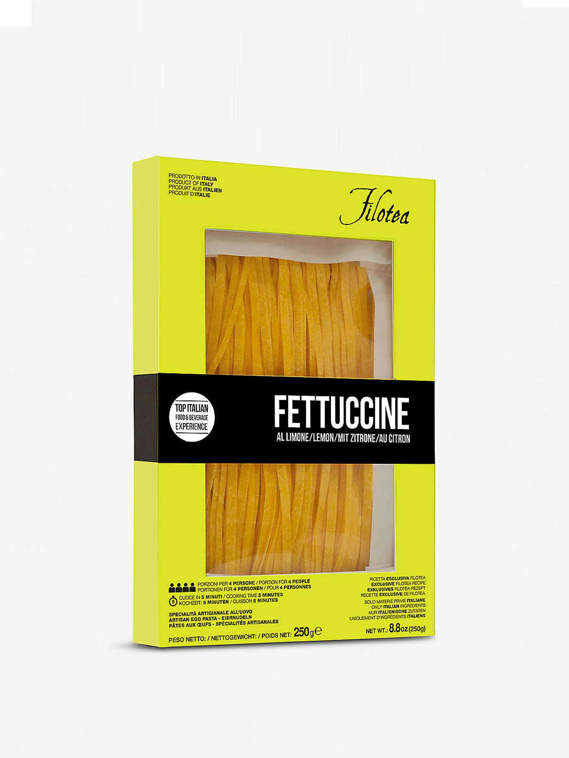Lemon fettuccine pasta