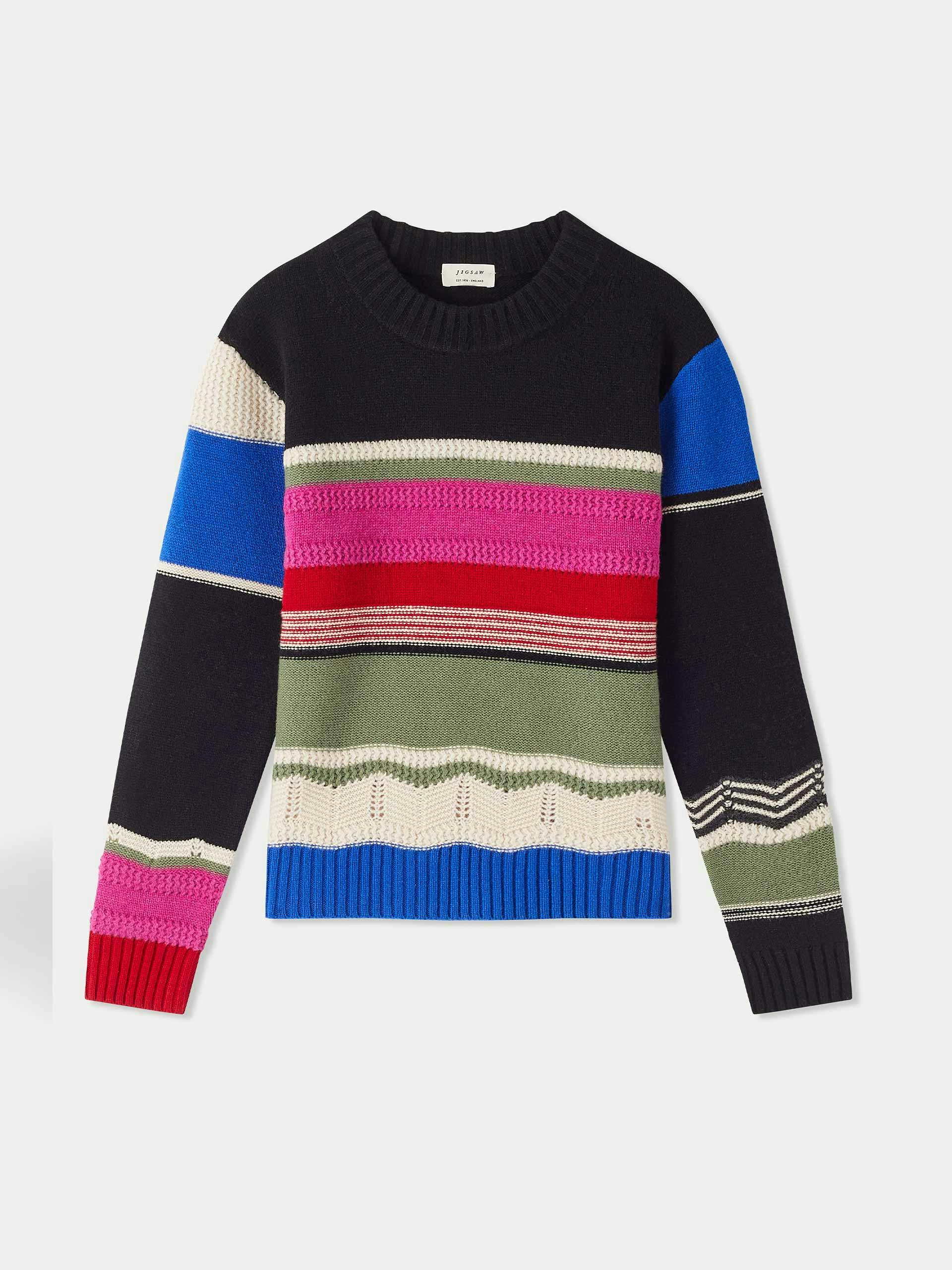 Wool stripe jumper