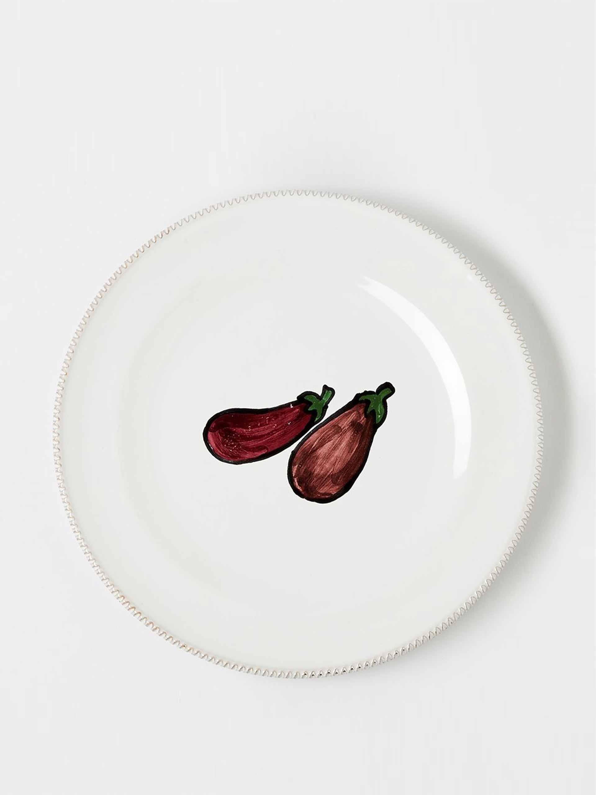 Aubergine plate