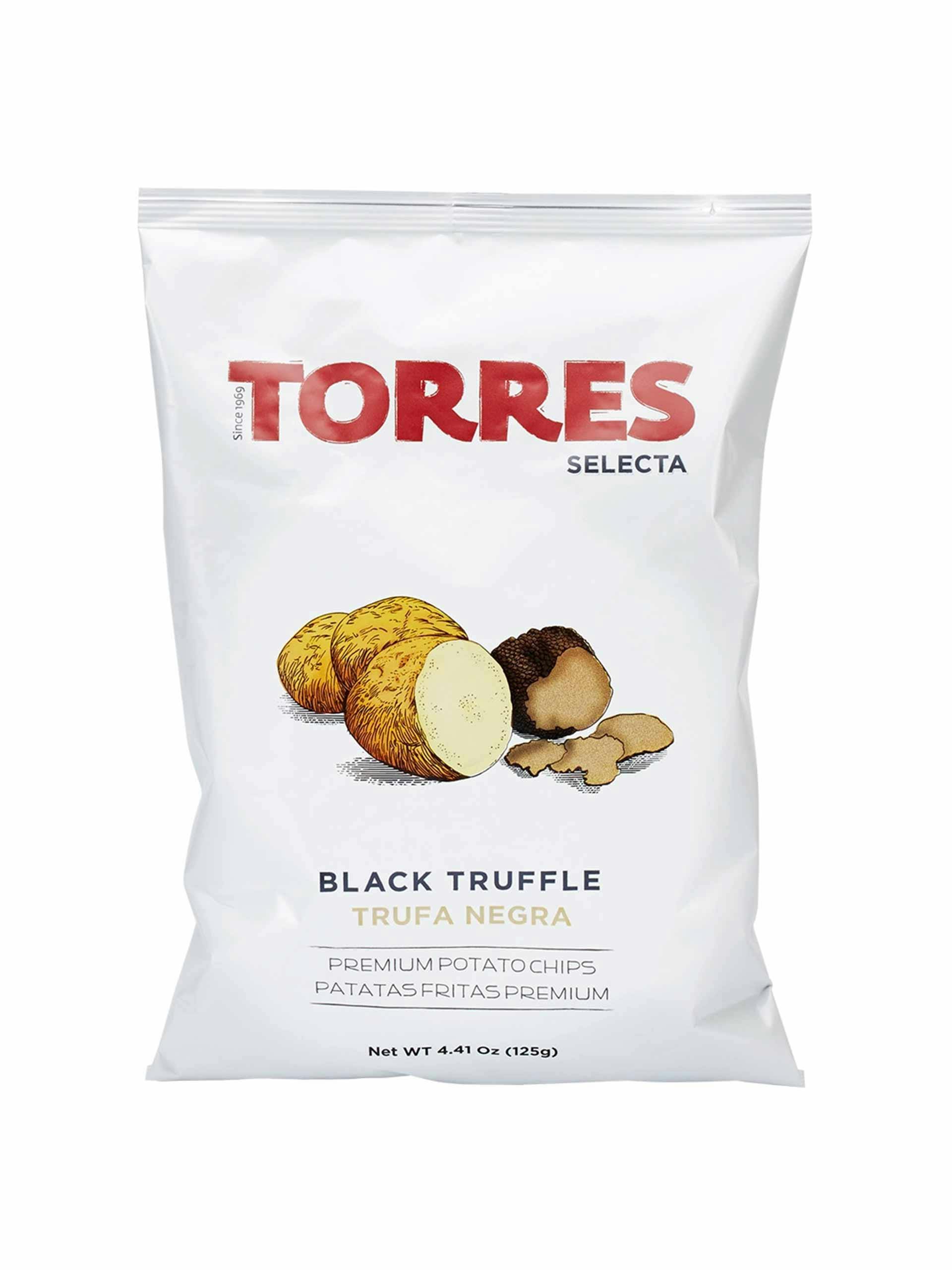 Black truffle crisps