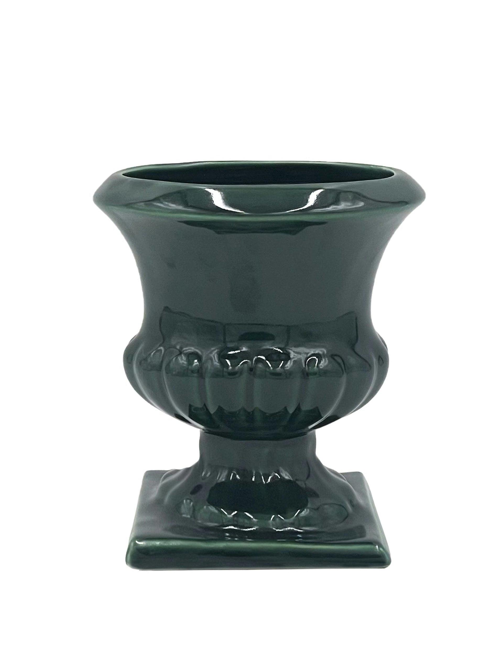 Emerald green vase