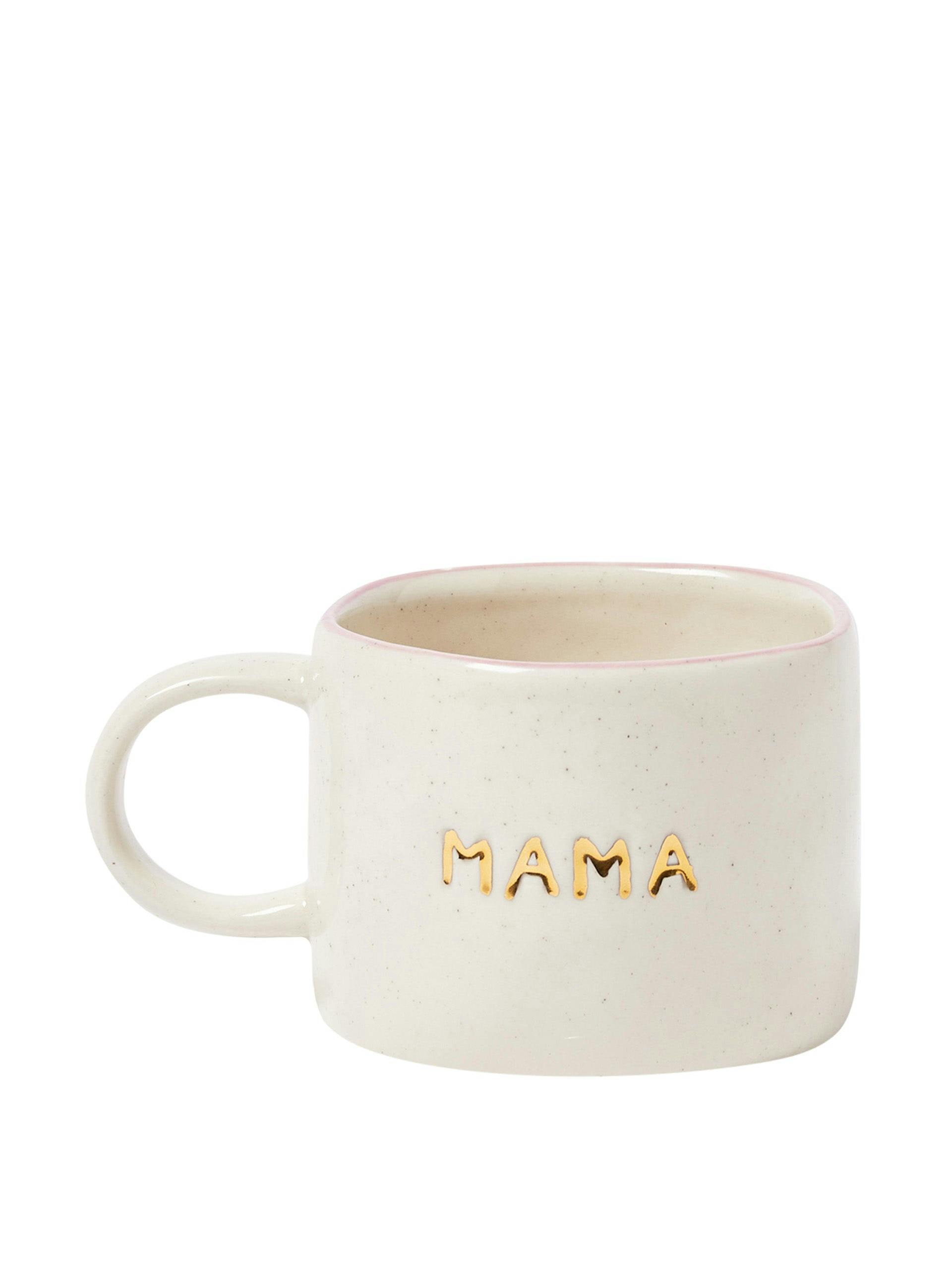 Mama wave rim ceramic mug