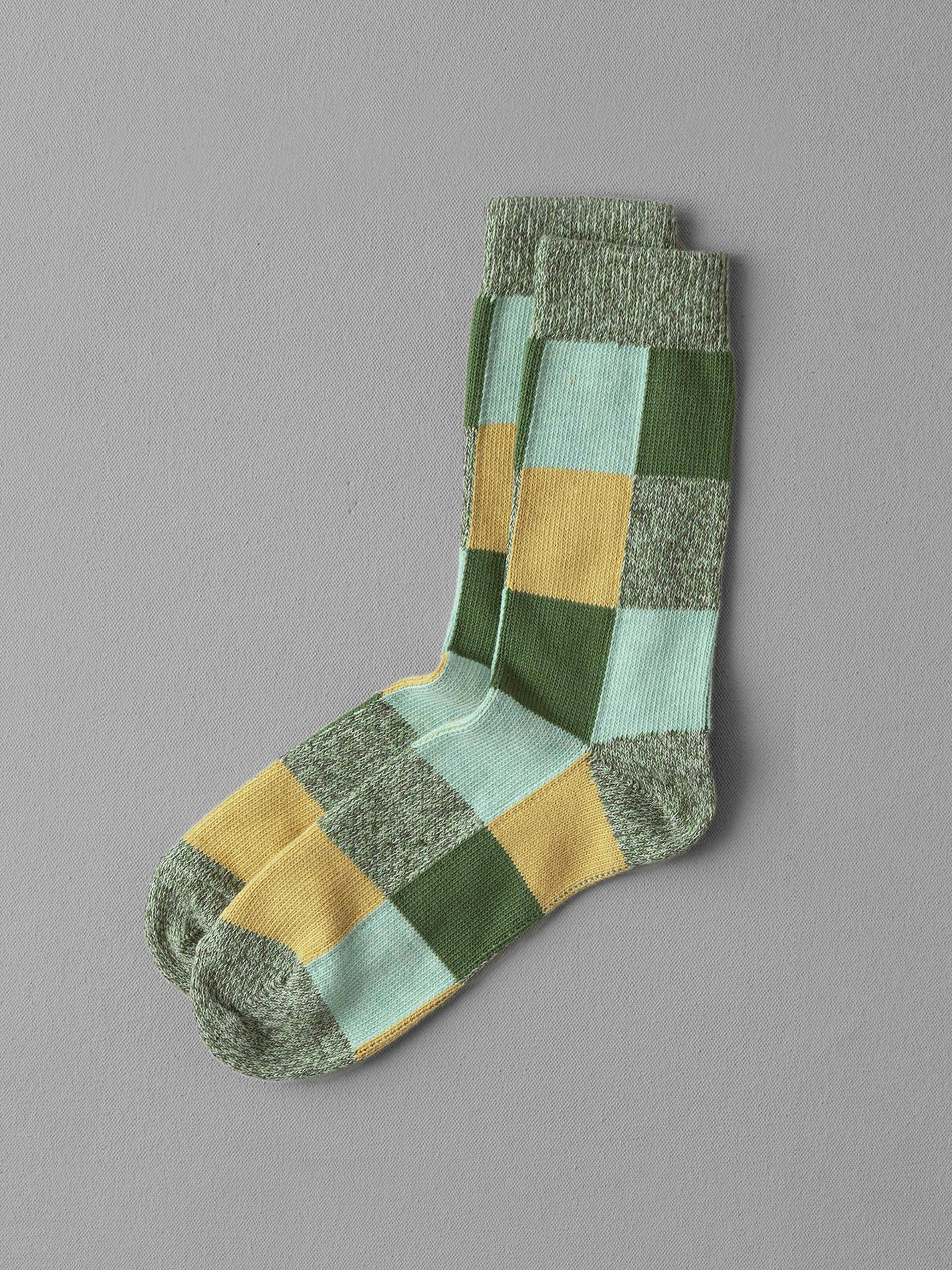Rove cotton patchwork socks