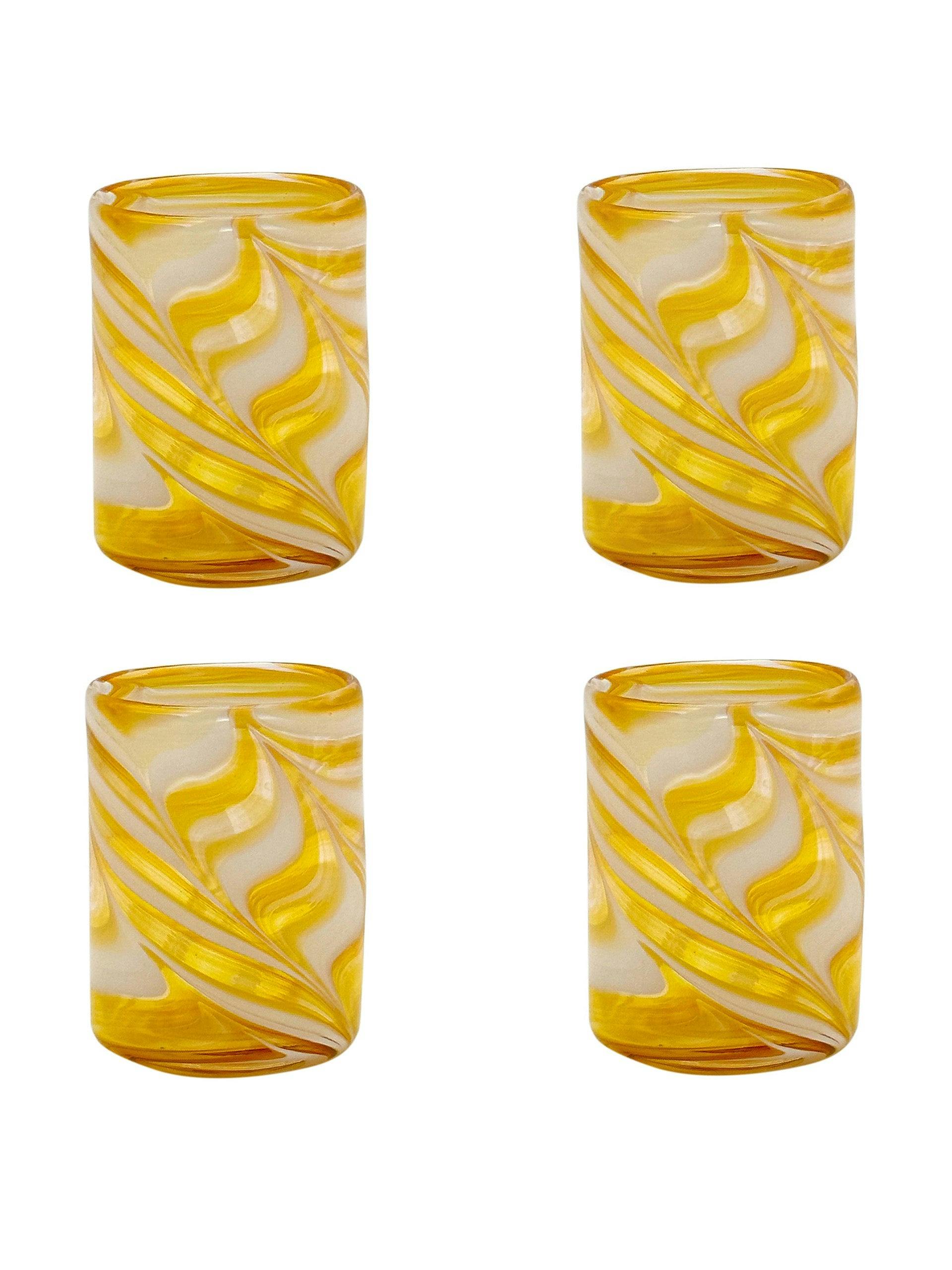 Bellotto tumblers in Tobacco (set of 4)