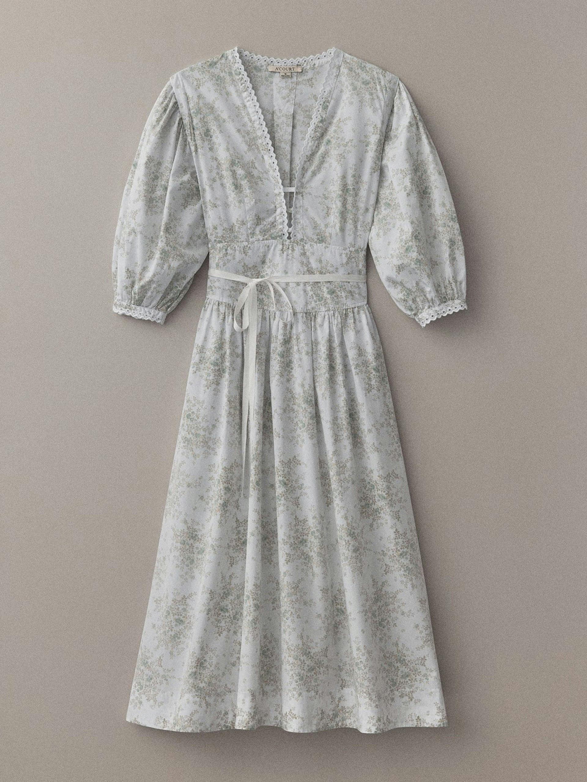 Blue meadow cotton Camille dress