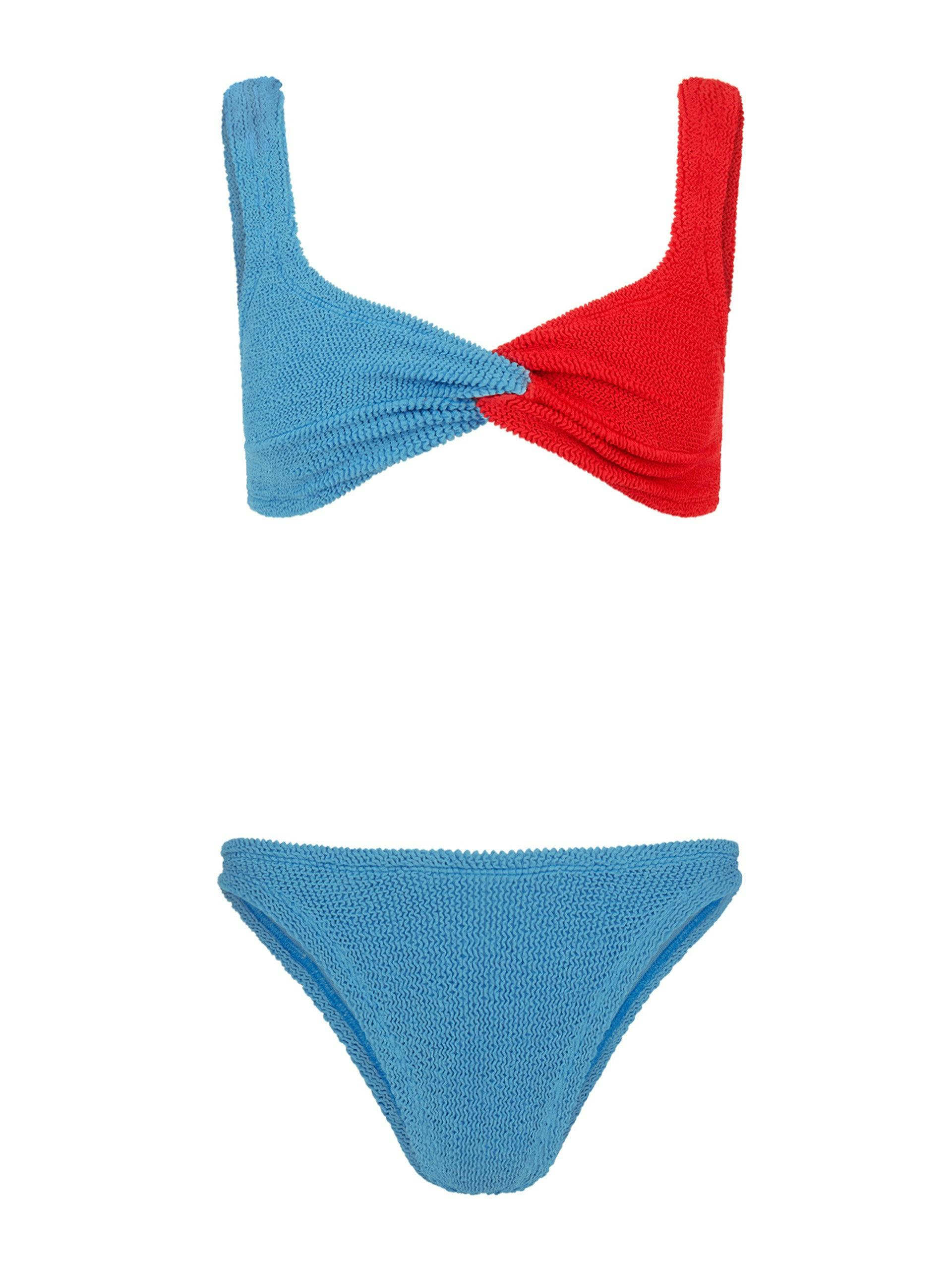 Duo Chelsea Bikini - Sky Blue/Red