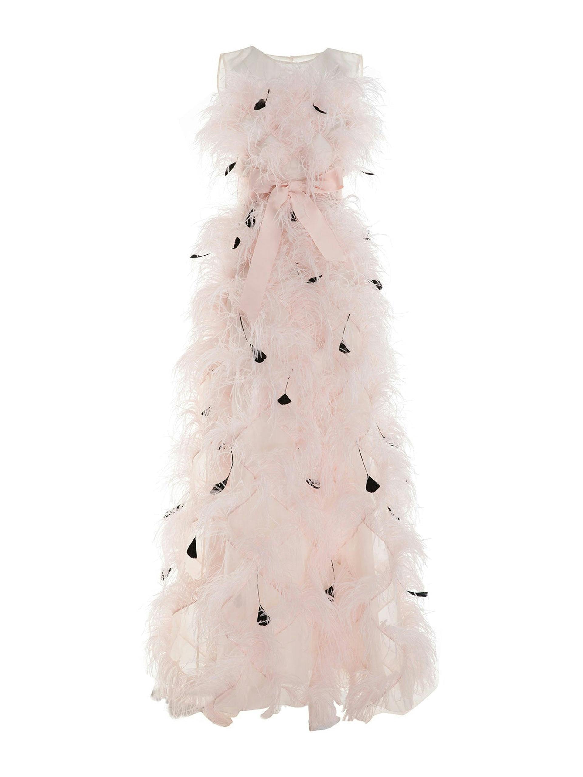 Mystique pink organza gown
