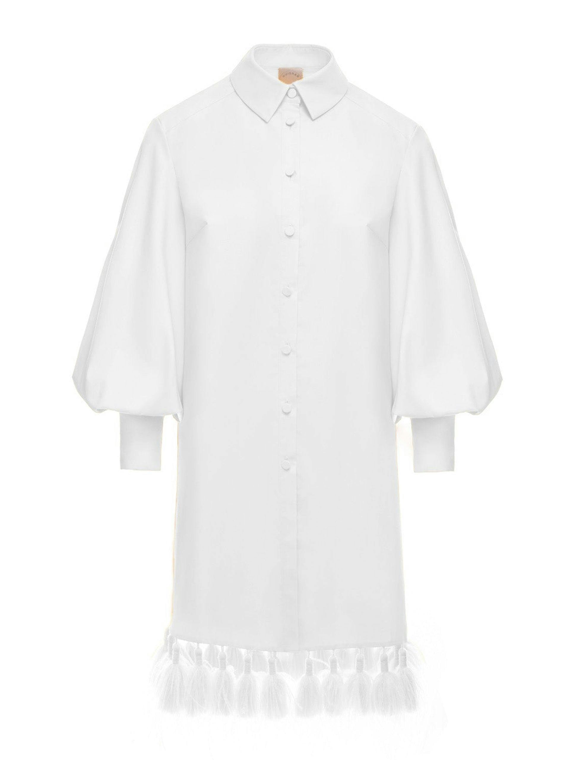 Ibiza white cotton dress