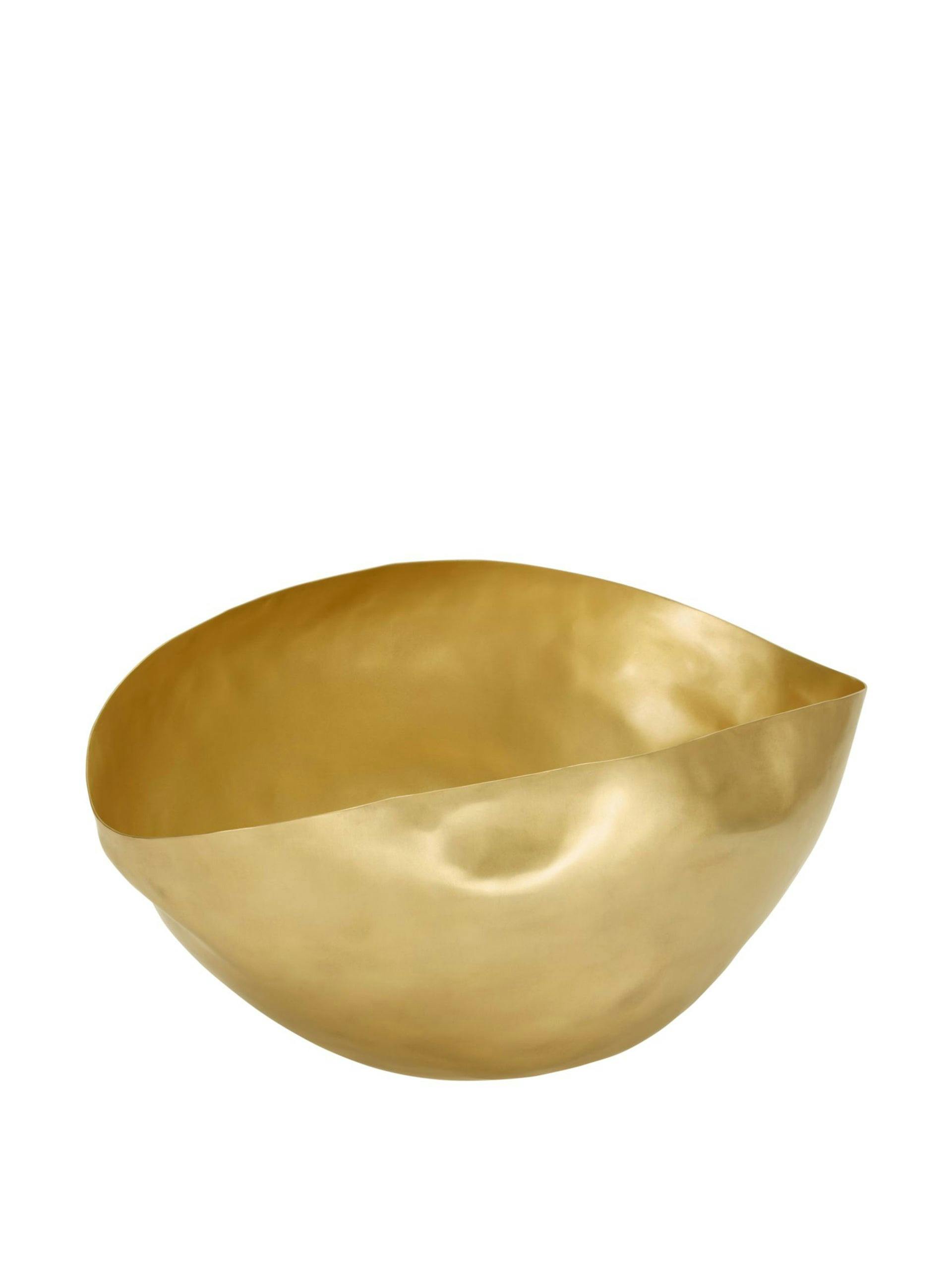 Golden brass vessel