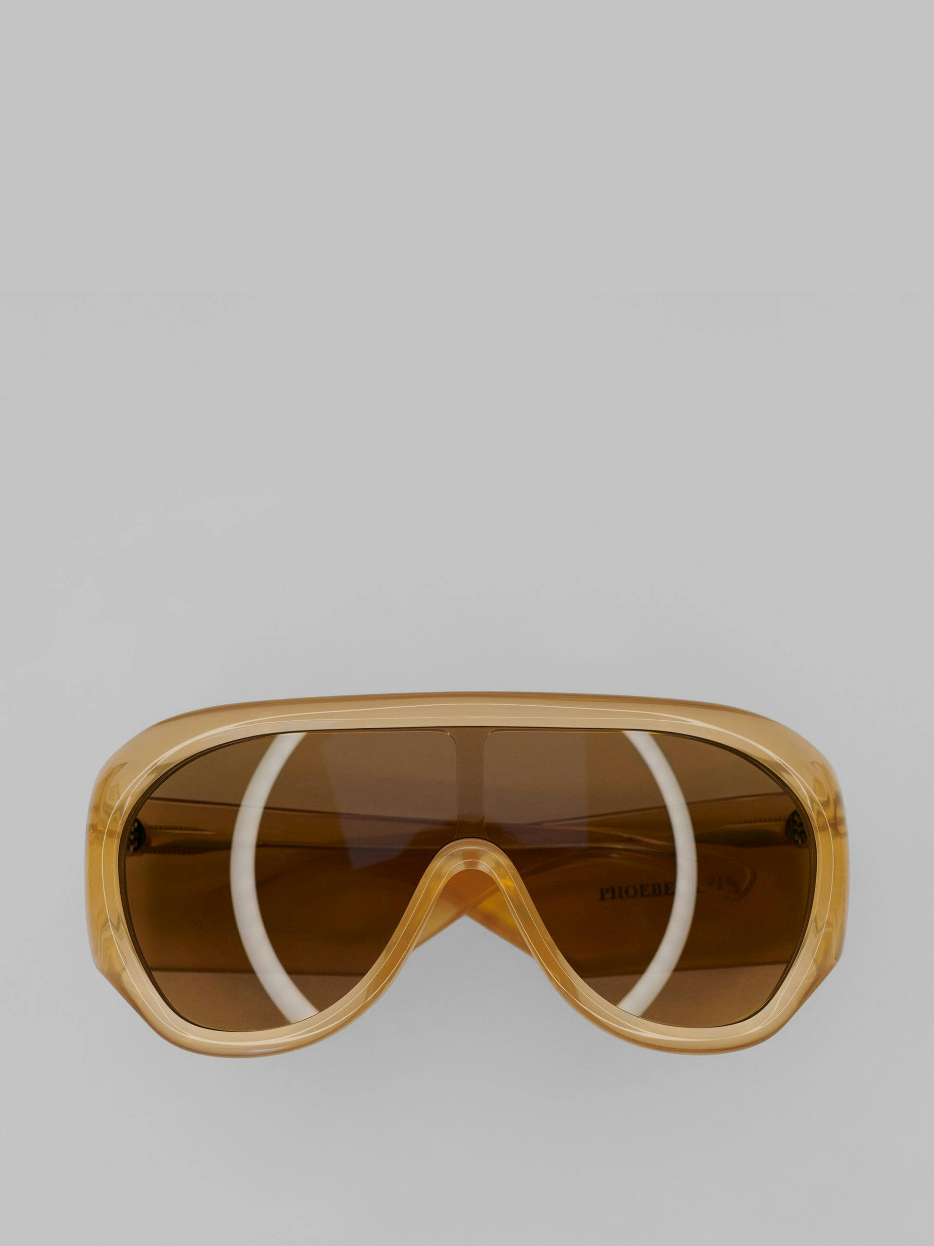 Bombé oversize frame sunglasses