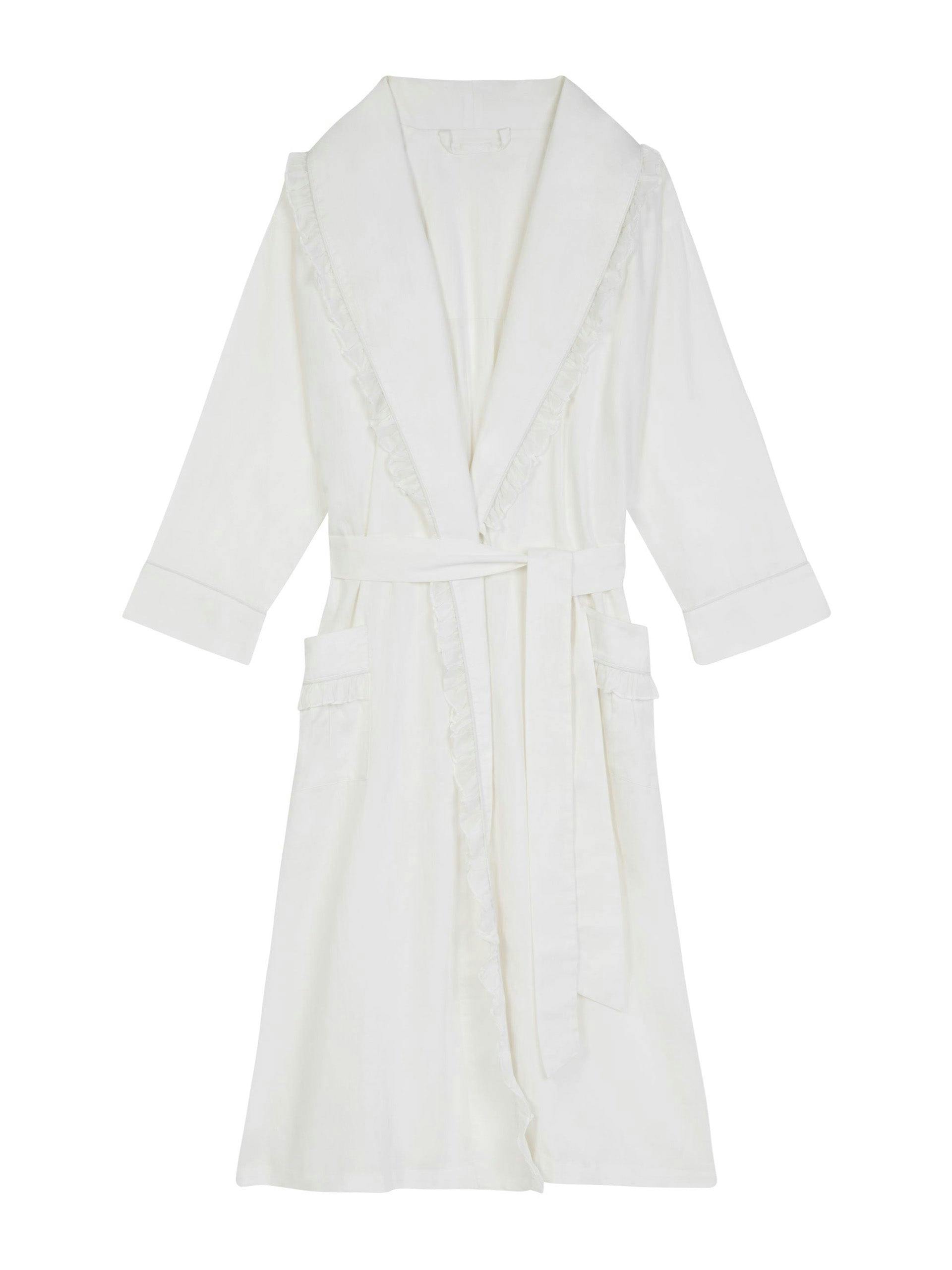 Clotted cream cotton Pippy dressing gown