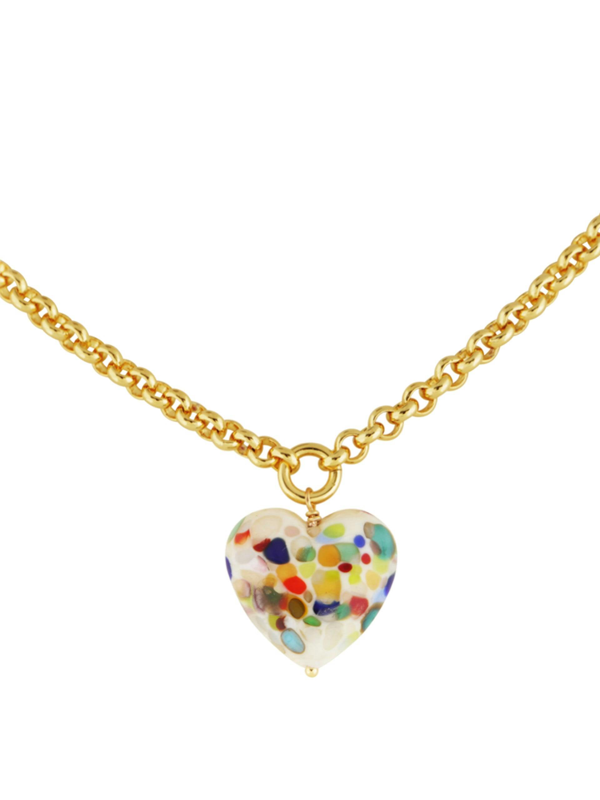 XL Zero Waste heart necklace