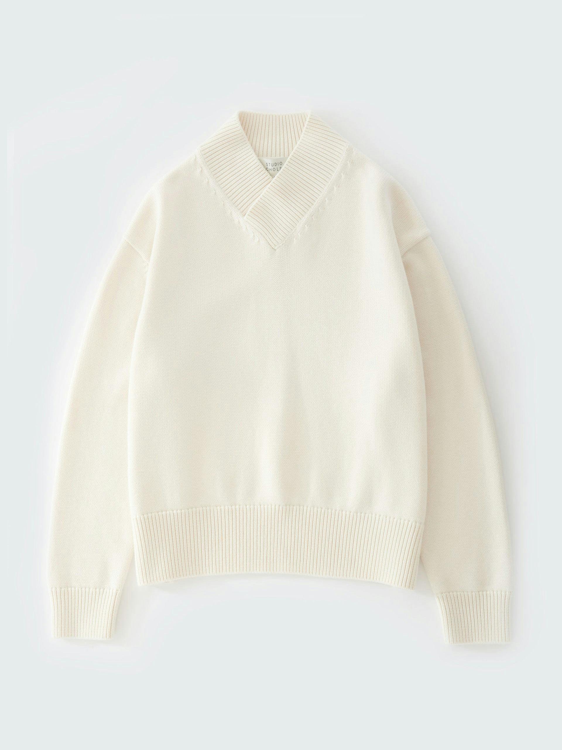 Cropped knit jumper