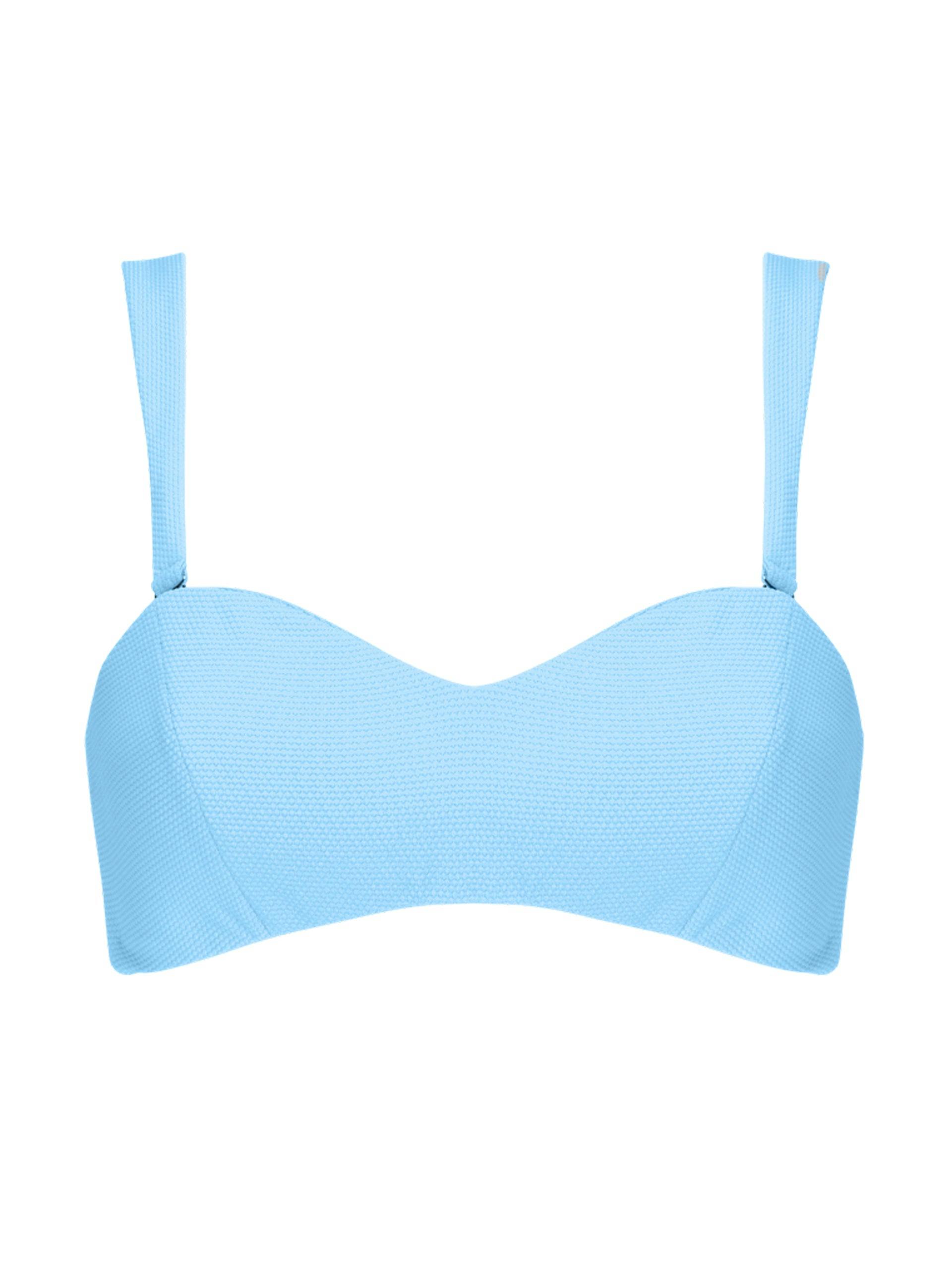 Cool blue Isla bikini top
