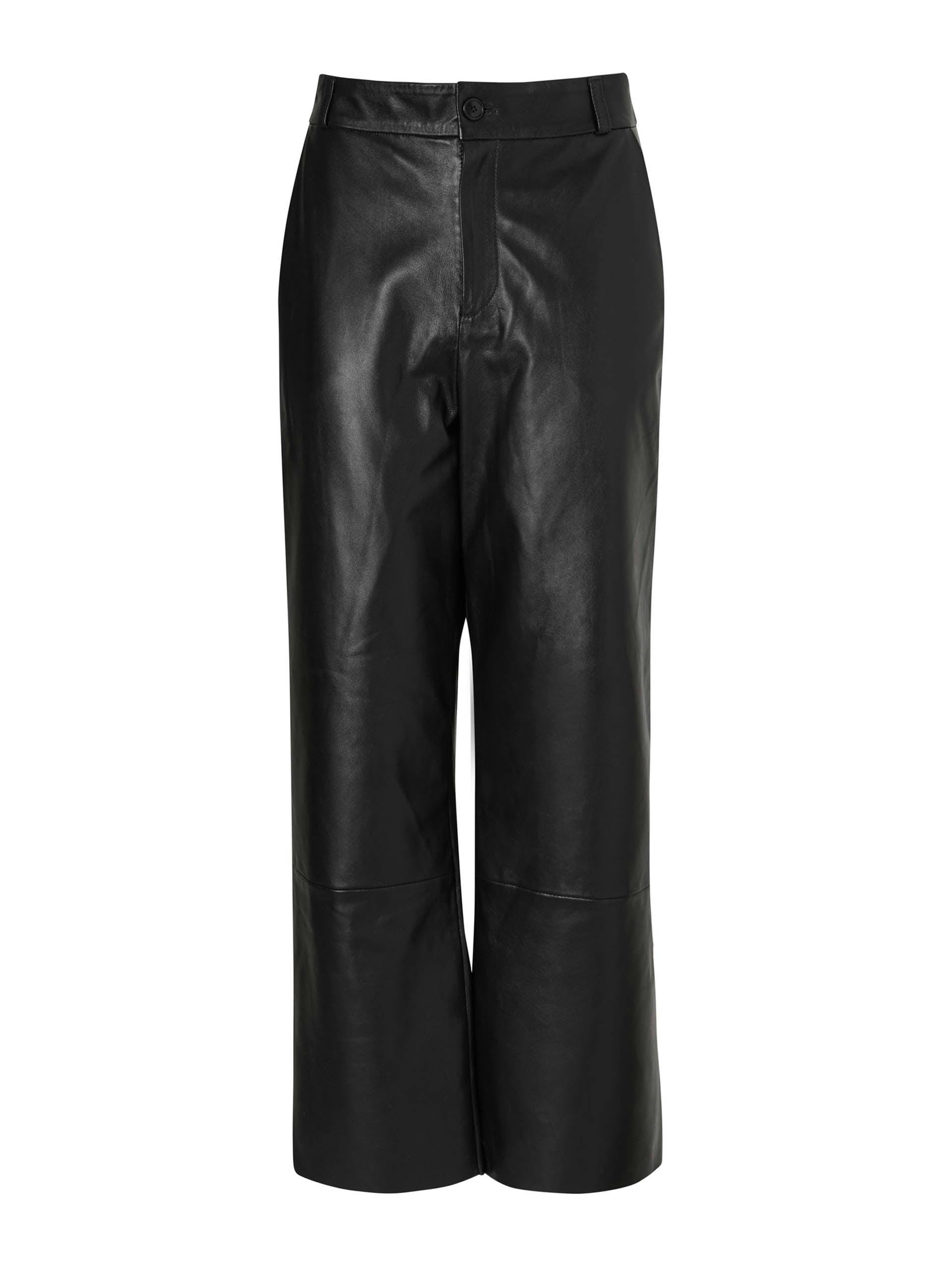 Black leather Sacha trousers