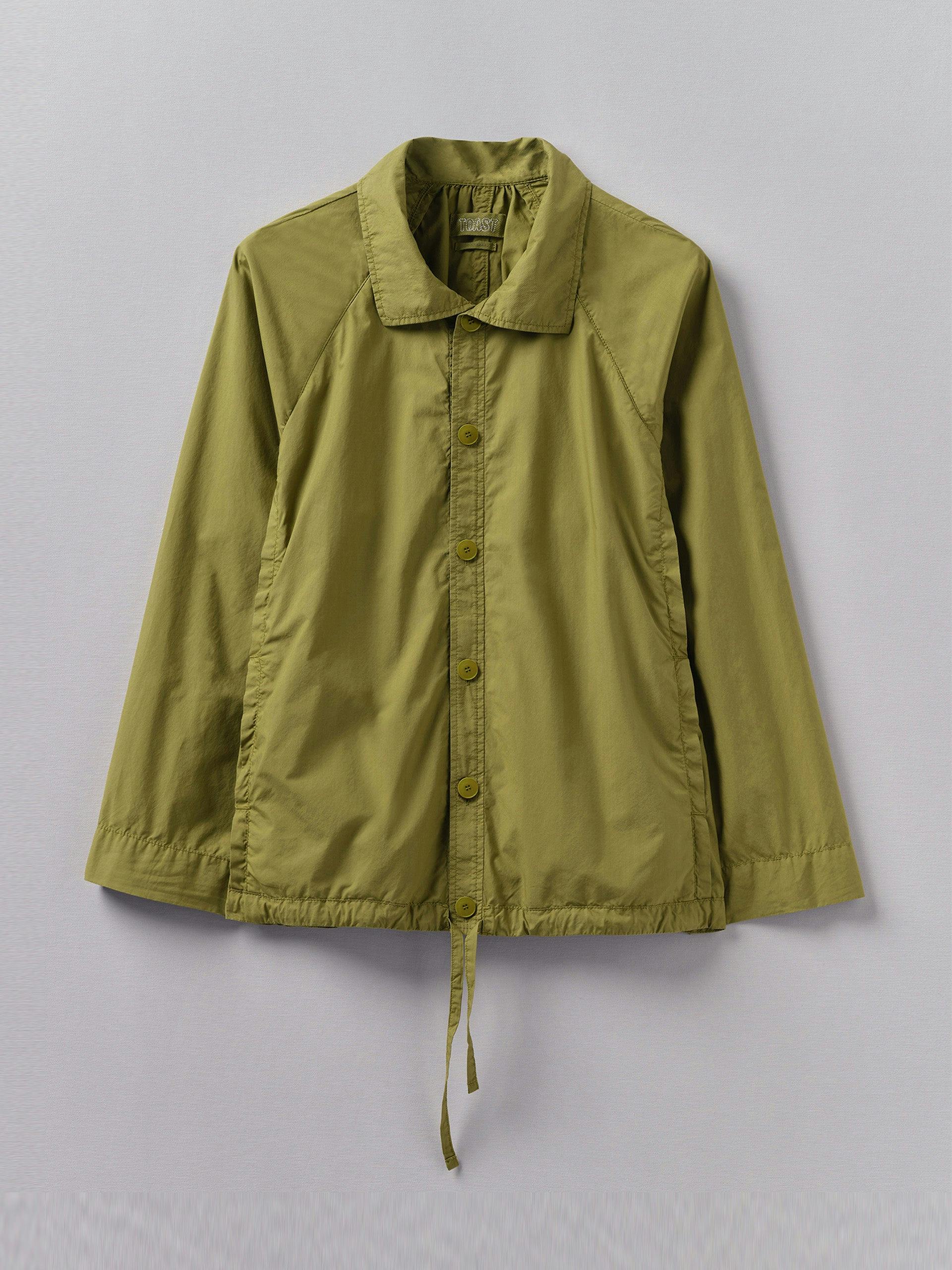 Cotton poplin raglan jacket