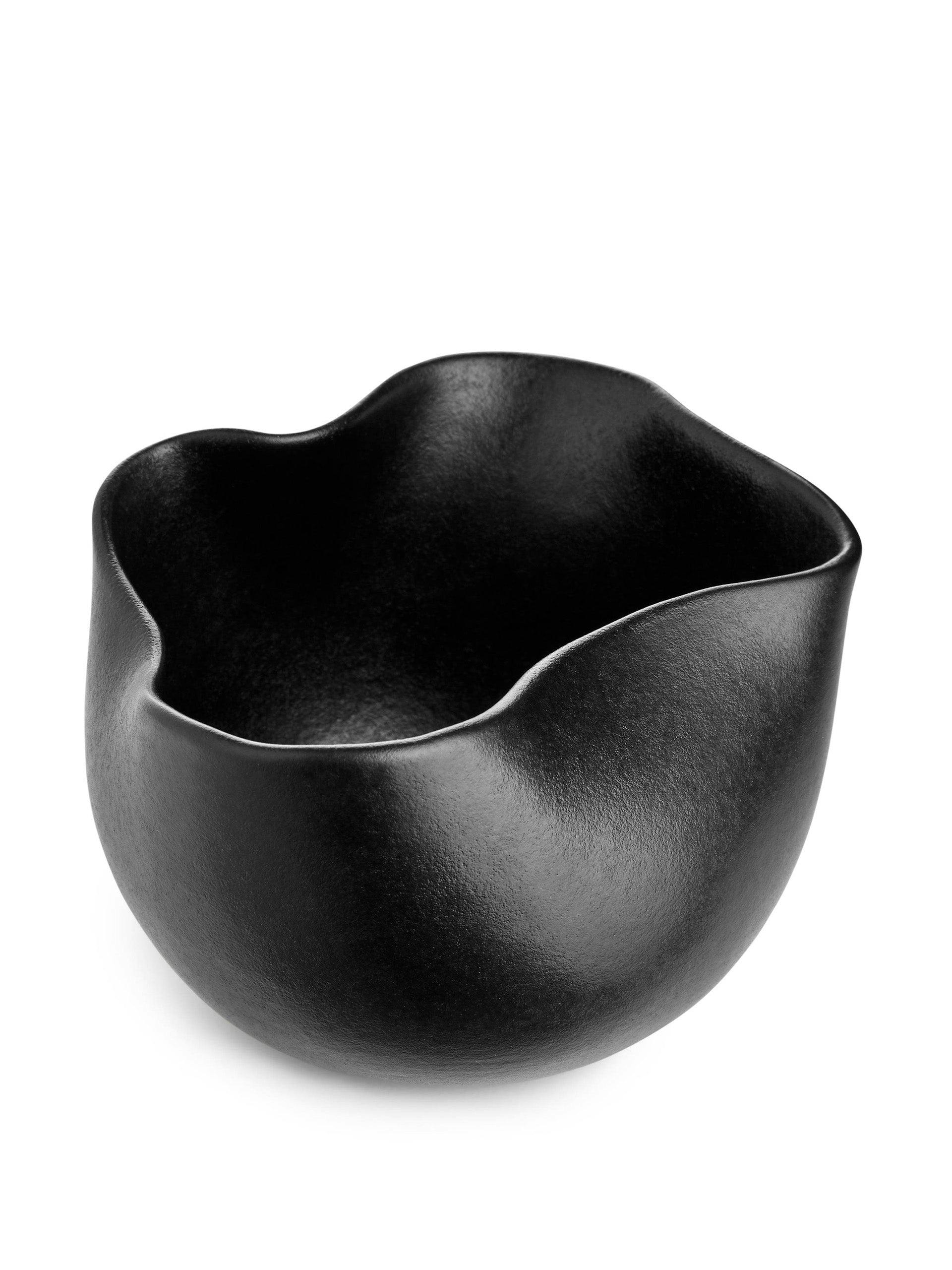 Black terracotta bowl